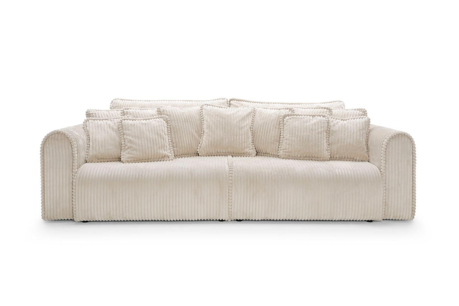 Designer Sofa Big Buddy 4-Sitzer mit Schlaff- & Bettkasten in Cord