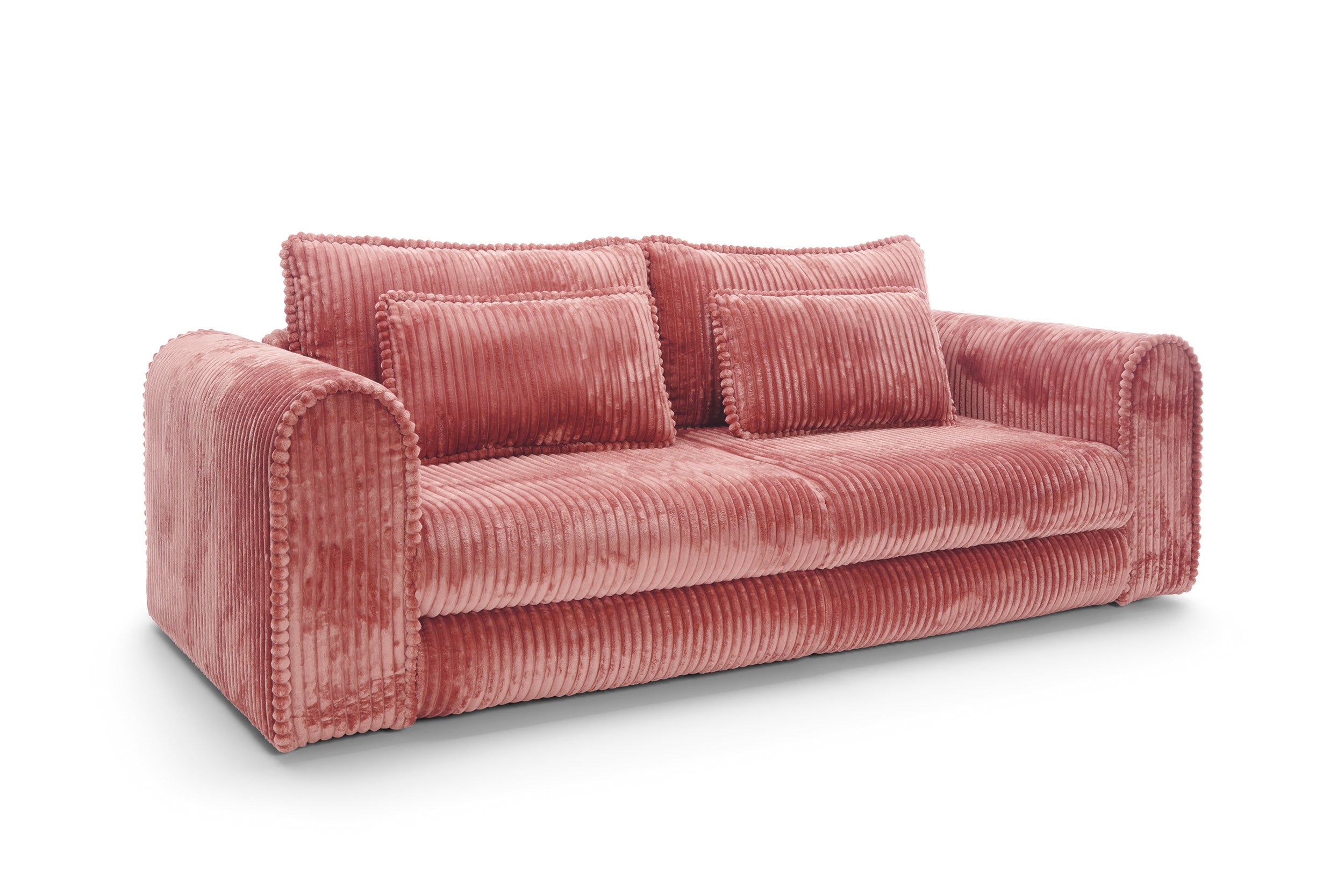 Designer Sofa Lil Buddy 3-Sitzer mit Schlaff- & Bettkasten in Cord