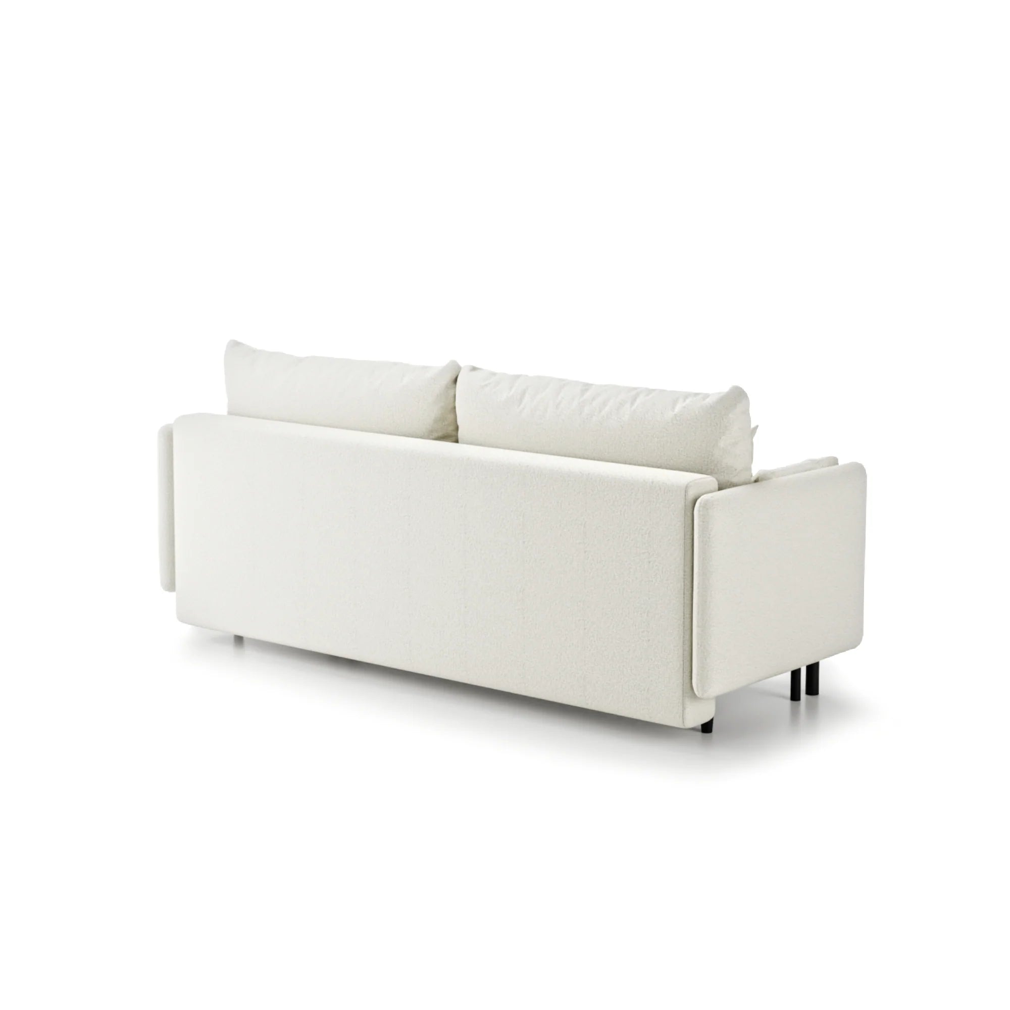 Designer Sofa Asti 3-Sitzer mit Schlaff- & Bettkasten in Stoff