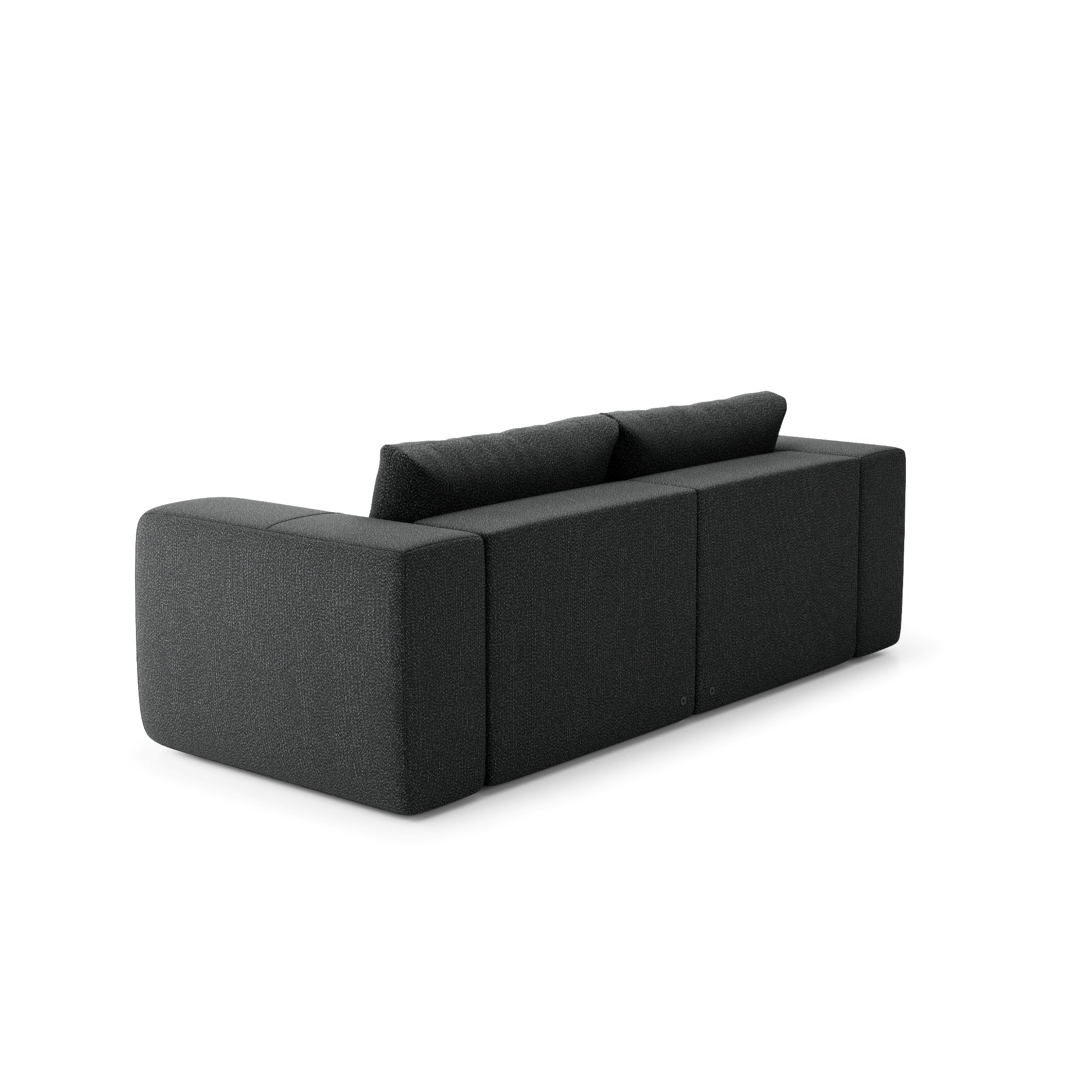 Designer Sofa Bern elektrisch mit Sitzverstellung in Chenille