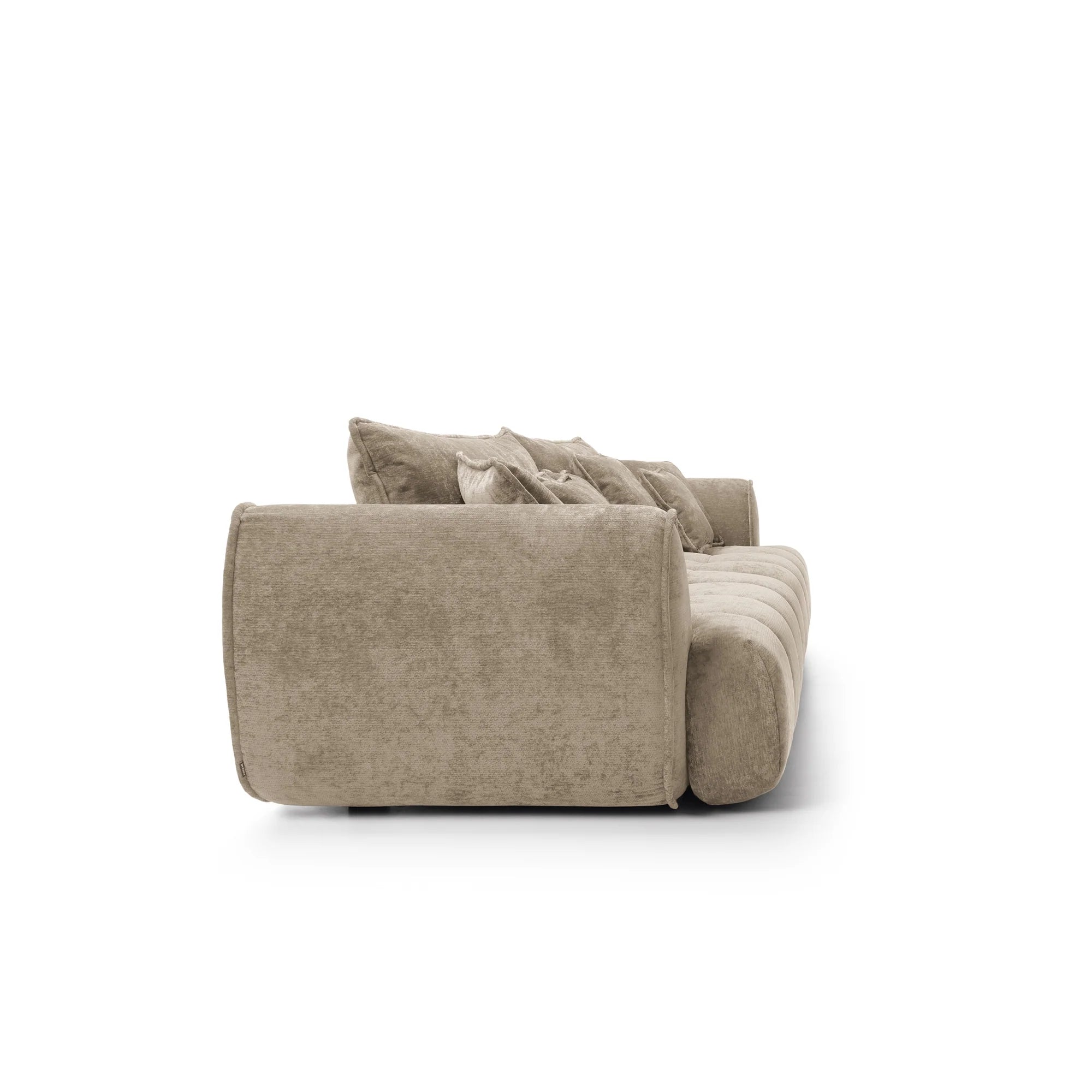 Designer Sofa Bombay mit Schlaff- & Bettkasten in Samt