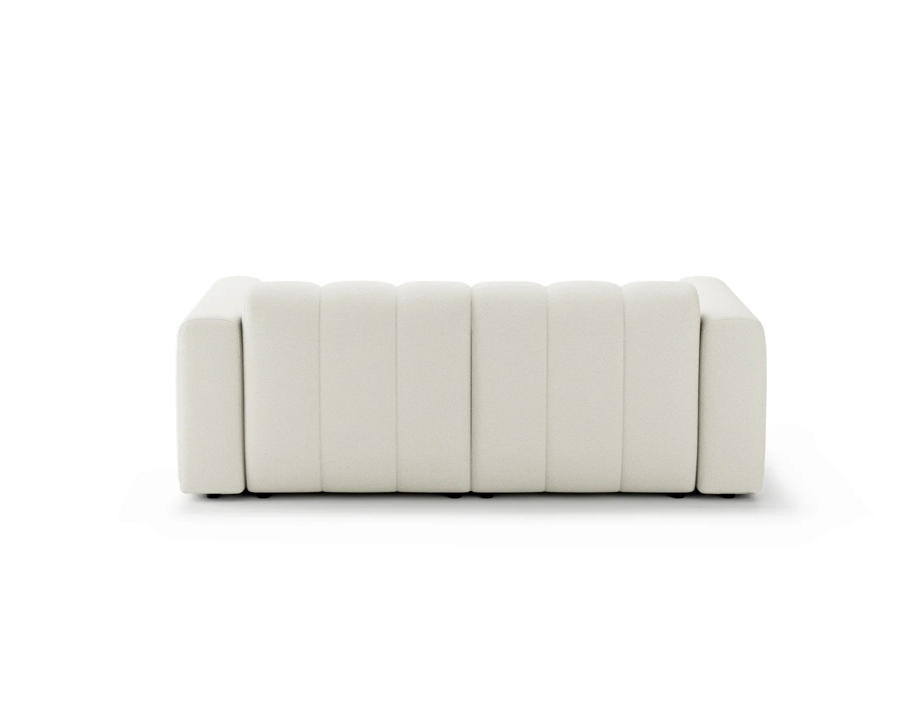Designer Sofa Bummel 2-Sitzer modular in Bouclé