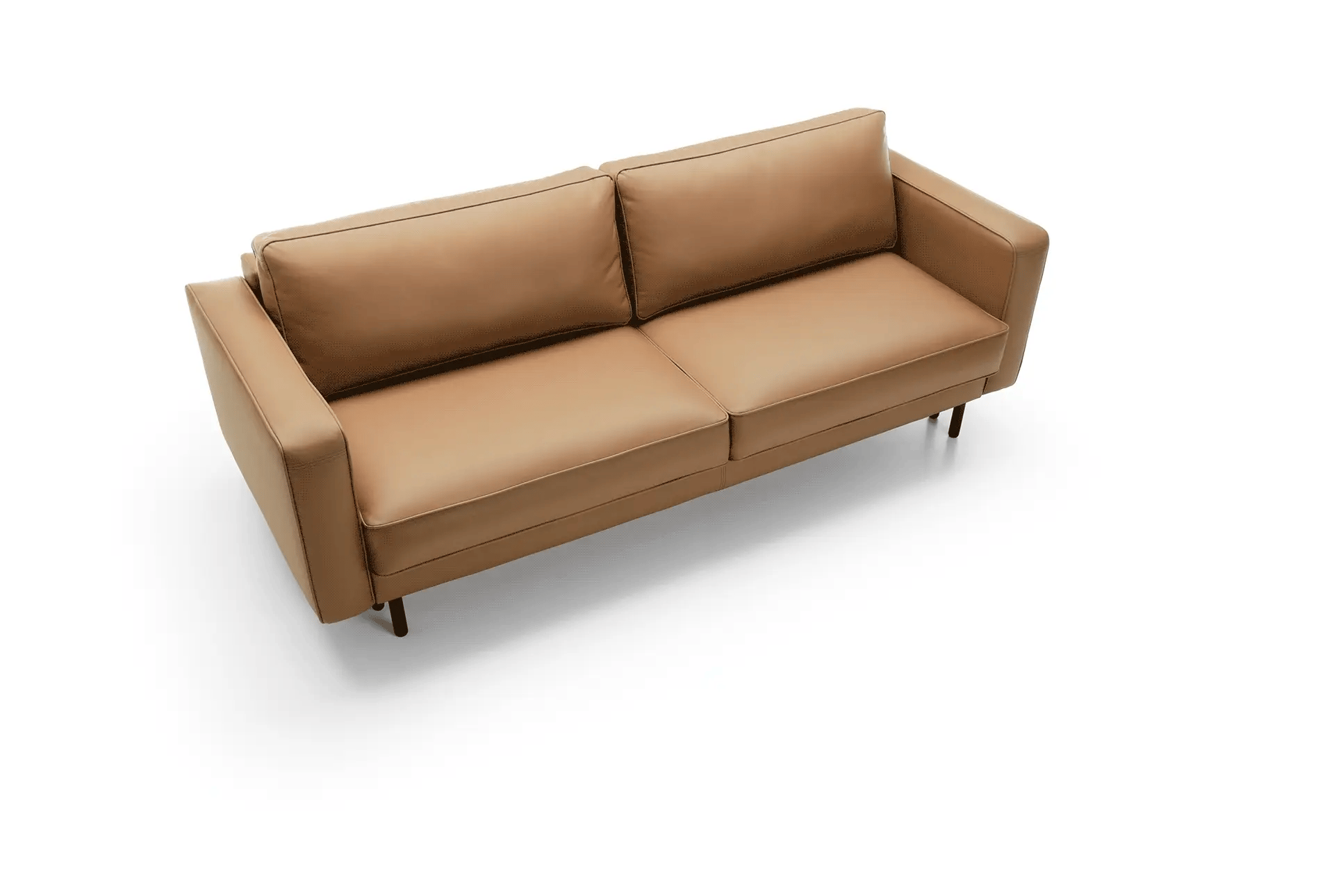 Designer Sofa CALIFORNIA mit Schlaffunktion in Kunstleder