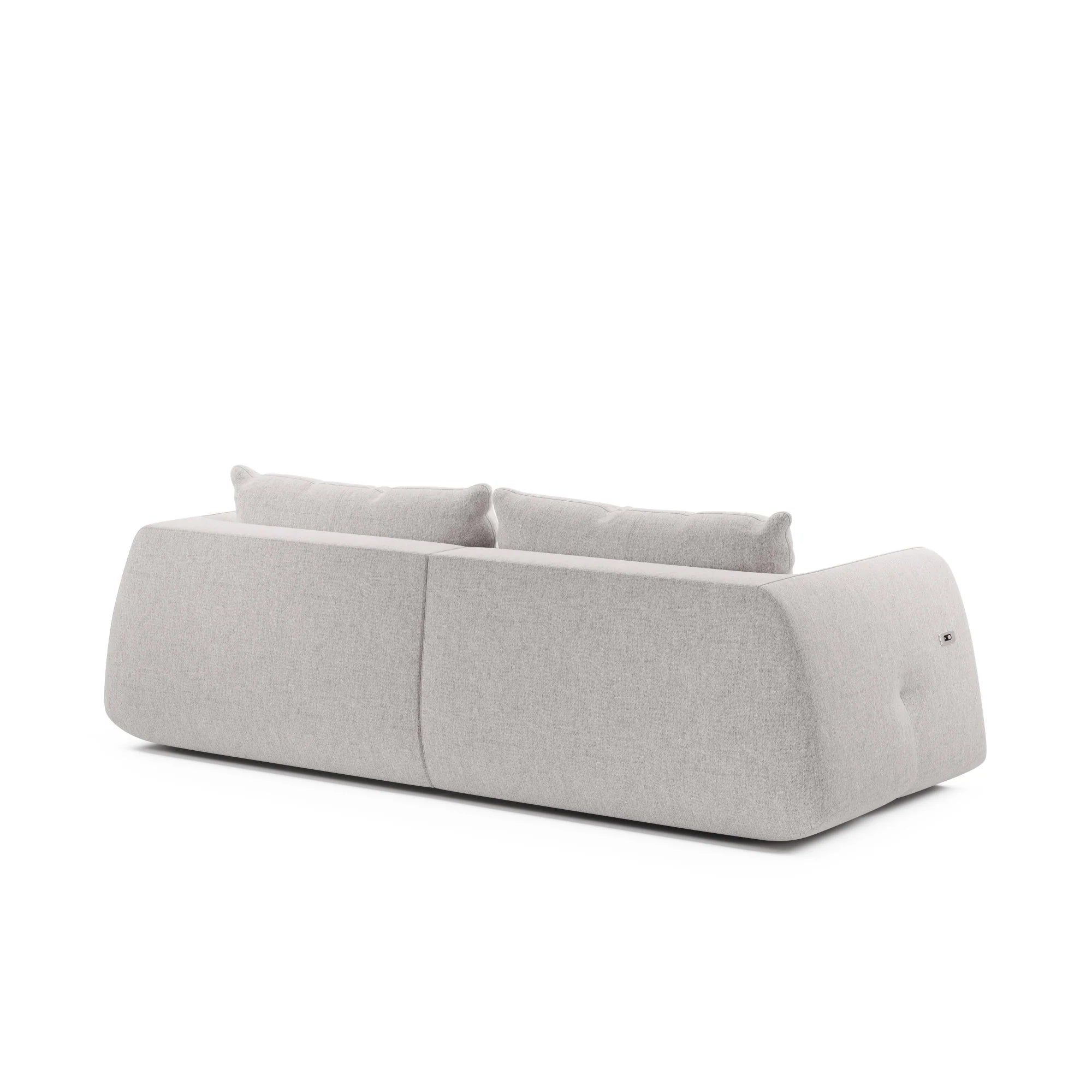 Designer Sofa Camira mit elektrisch verstellbarer Sitztiefe in Stoff