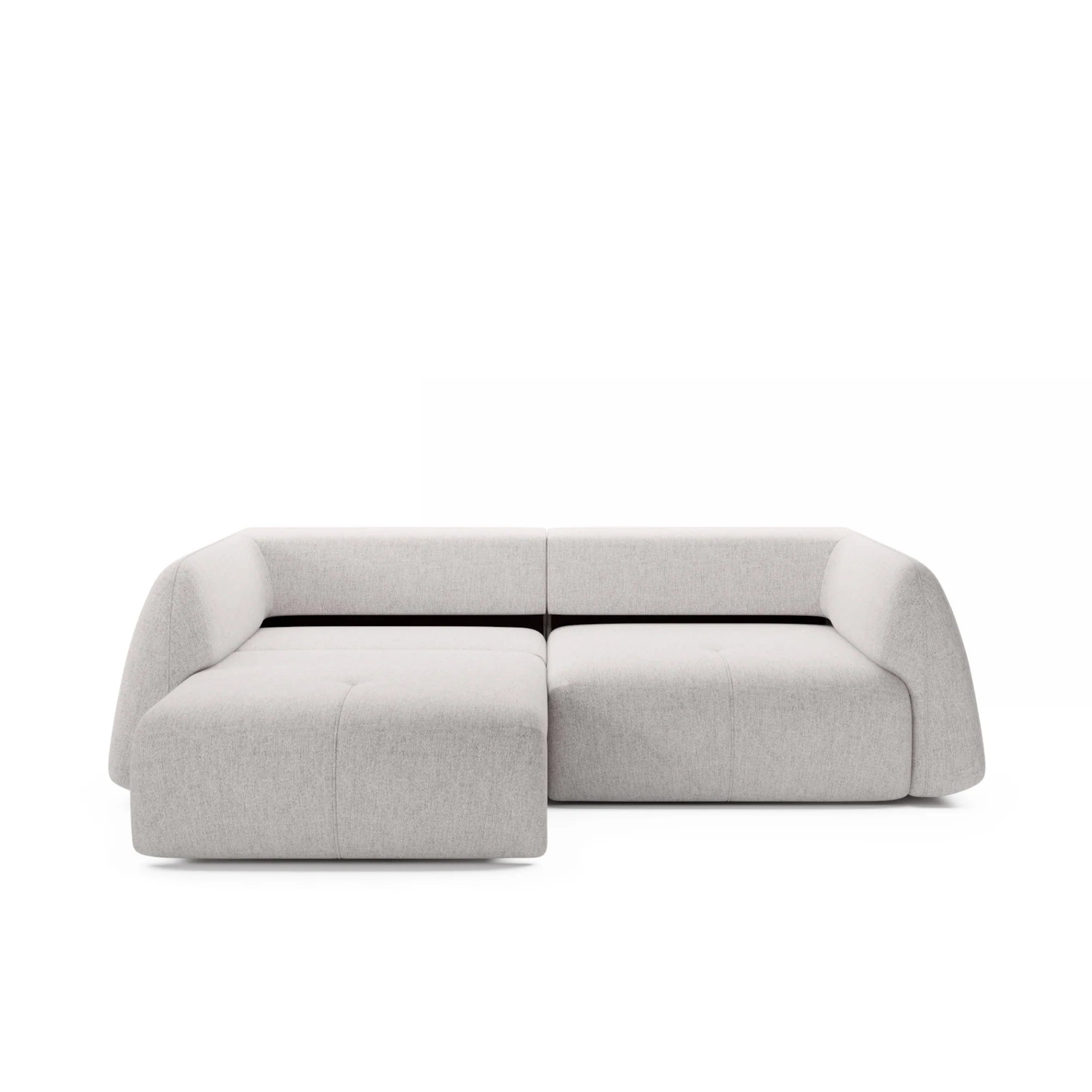 Designer Sofa Camira mit elektrisch verstellbarer Sitztiefe in Stoff