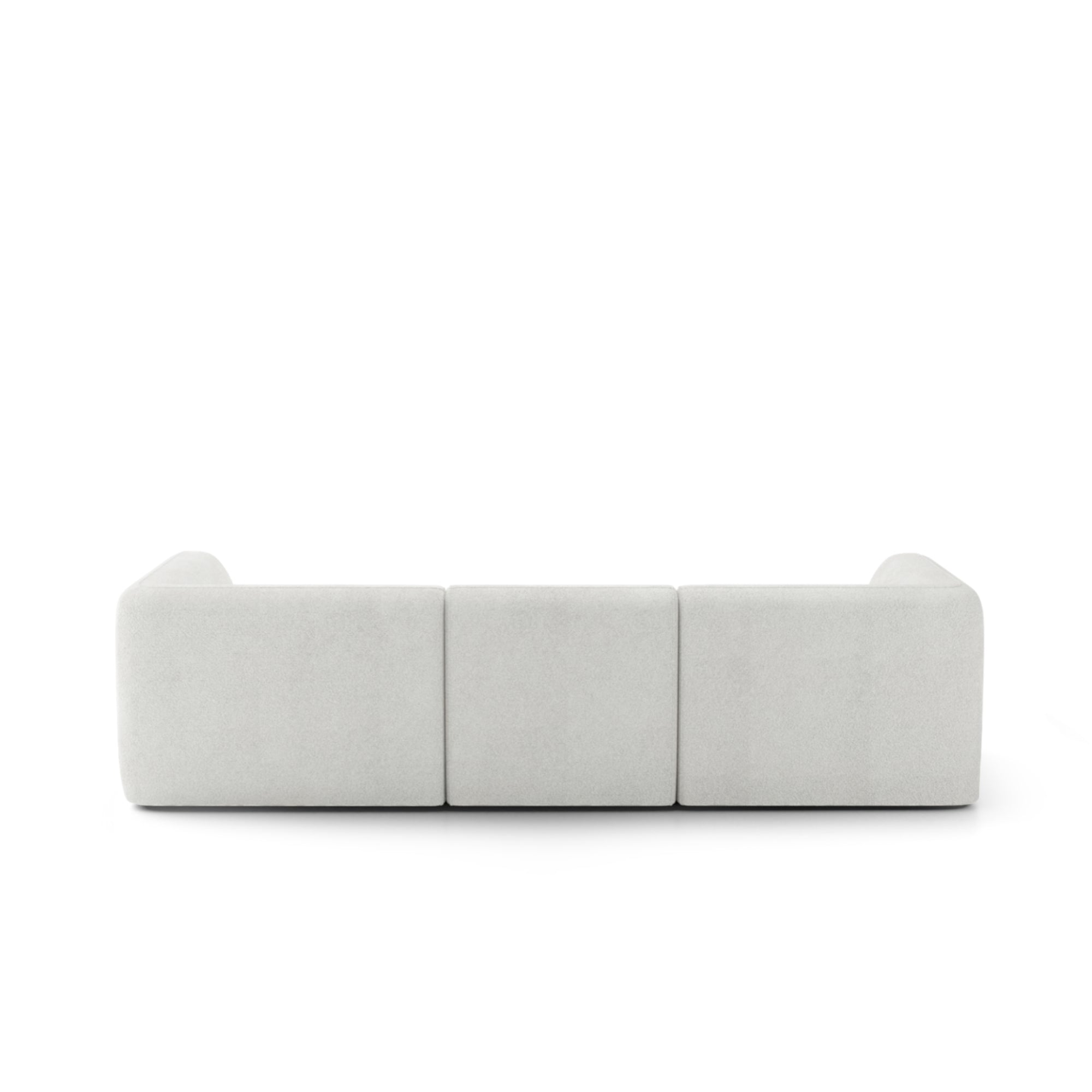 Designer Ecksofa Gio L modular in Bouclé
