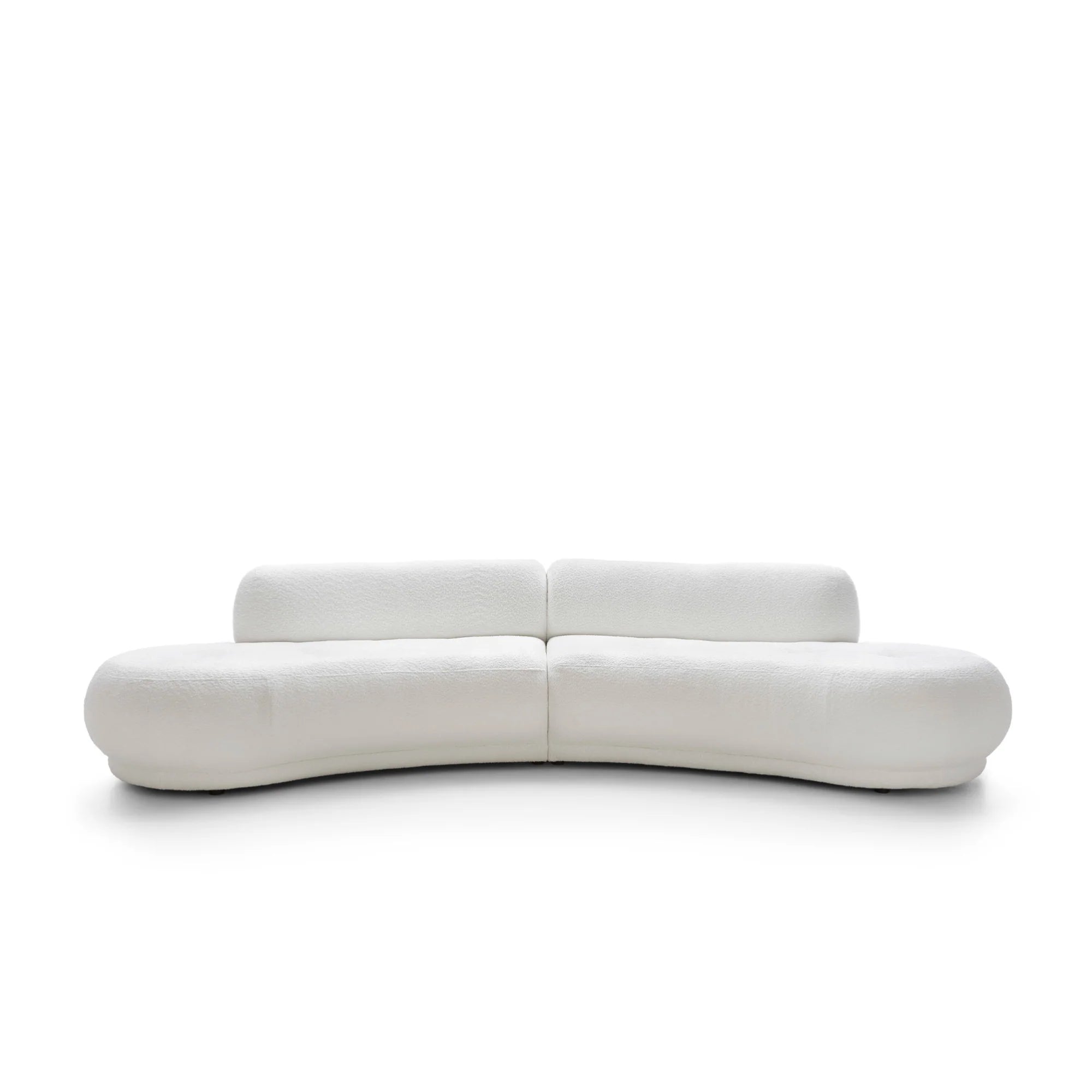 Designer Sofa Gio 5-Sitzer modular in Bouclé