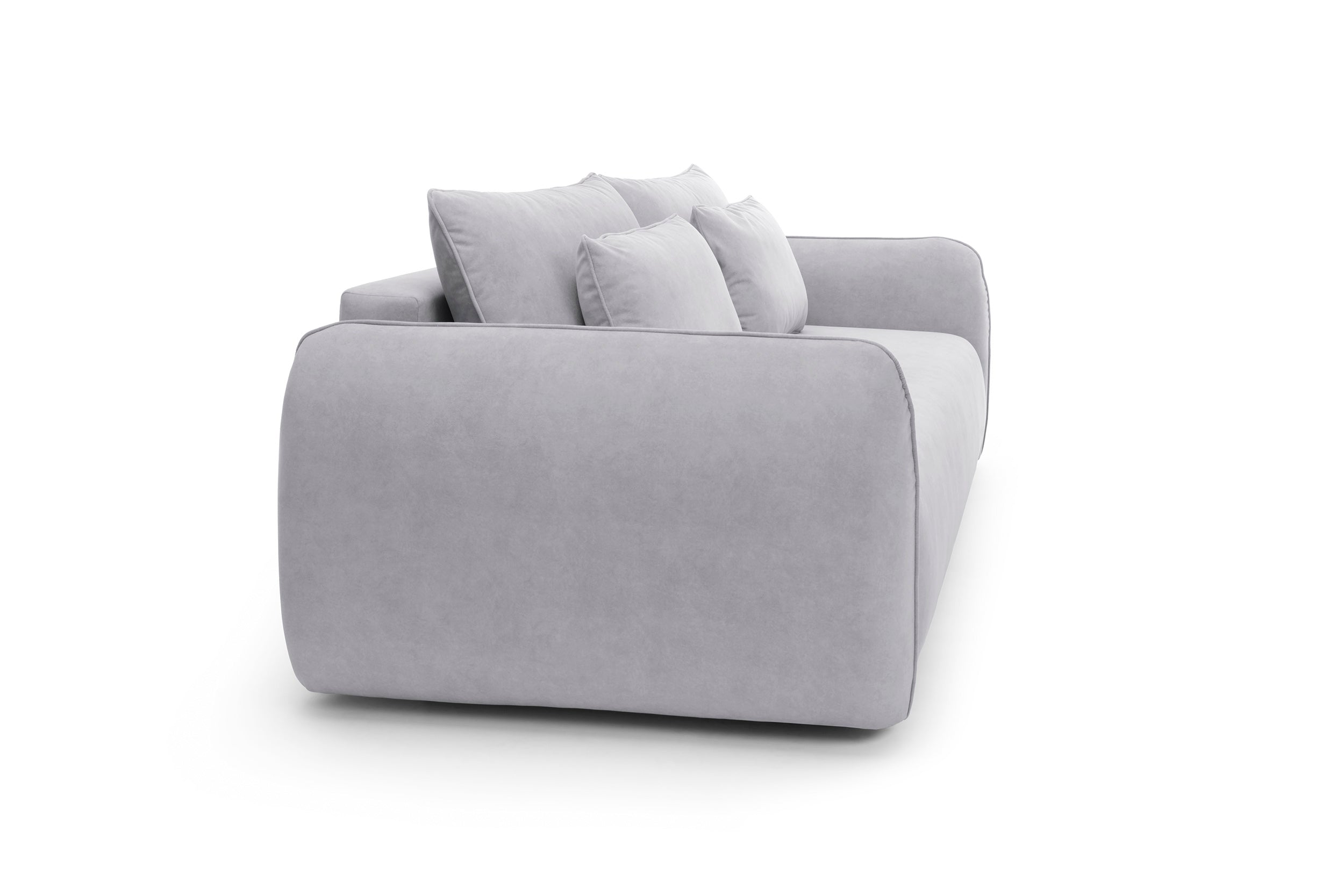 Designer Maloy Sofa mit Schlaffunktion & Bettkasten in Samt