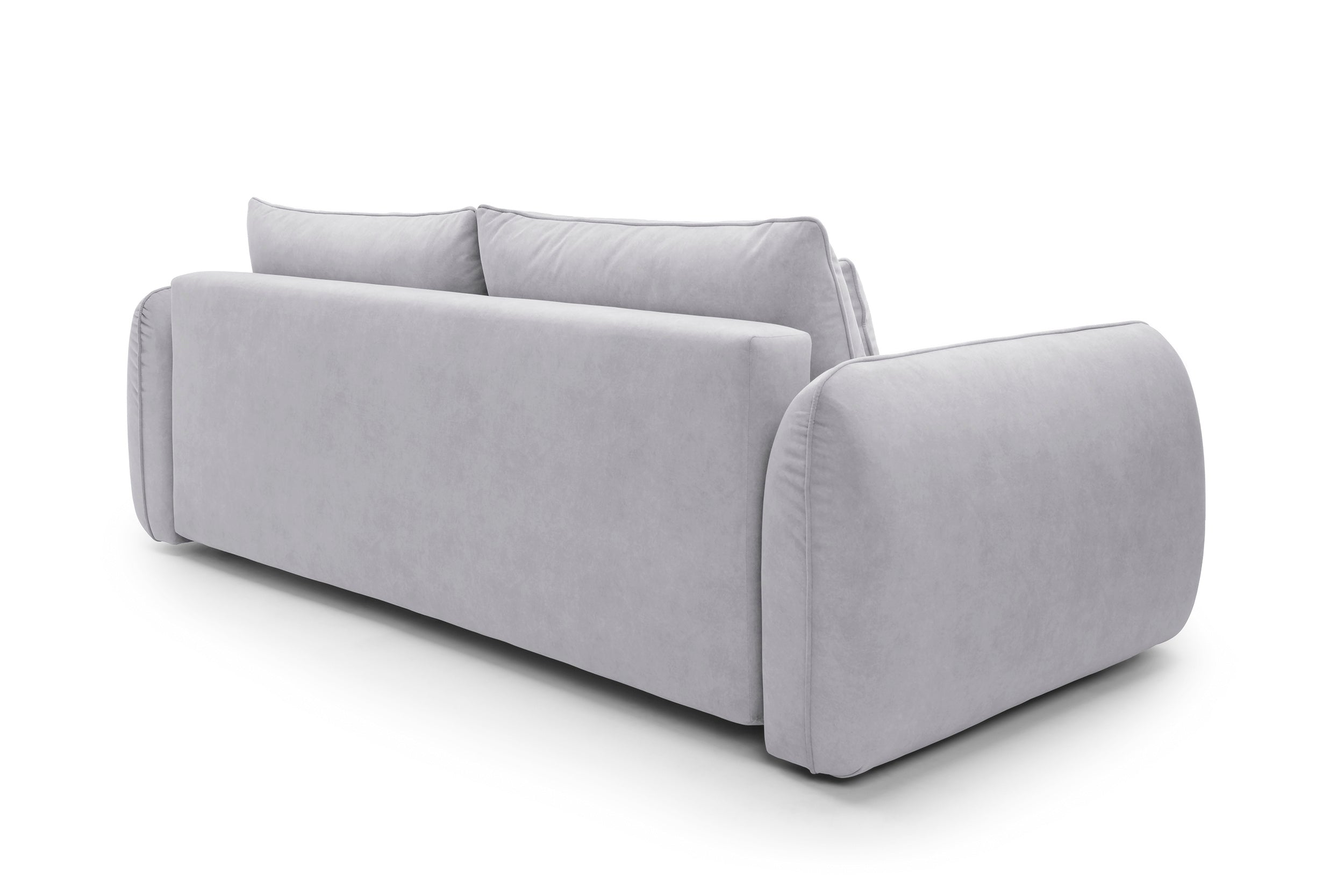 Designer Maloy Sofa mit Schlaffunktion & Bettkasten in Samt