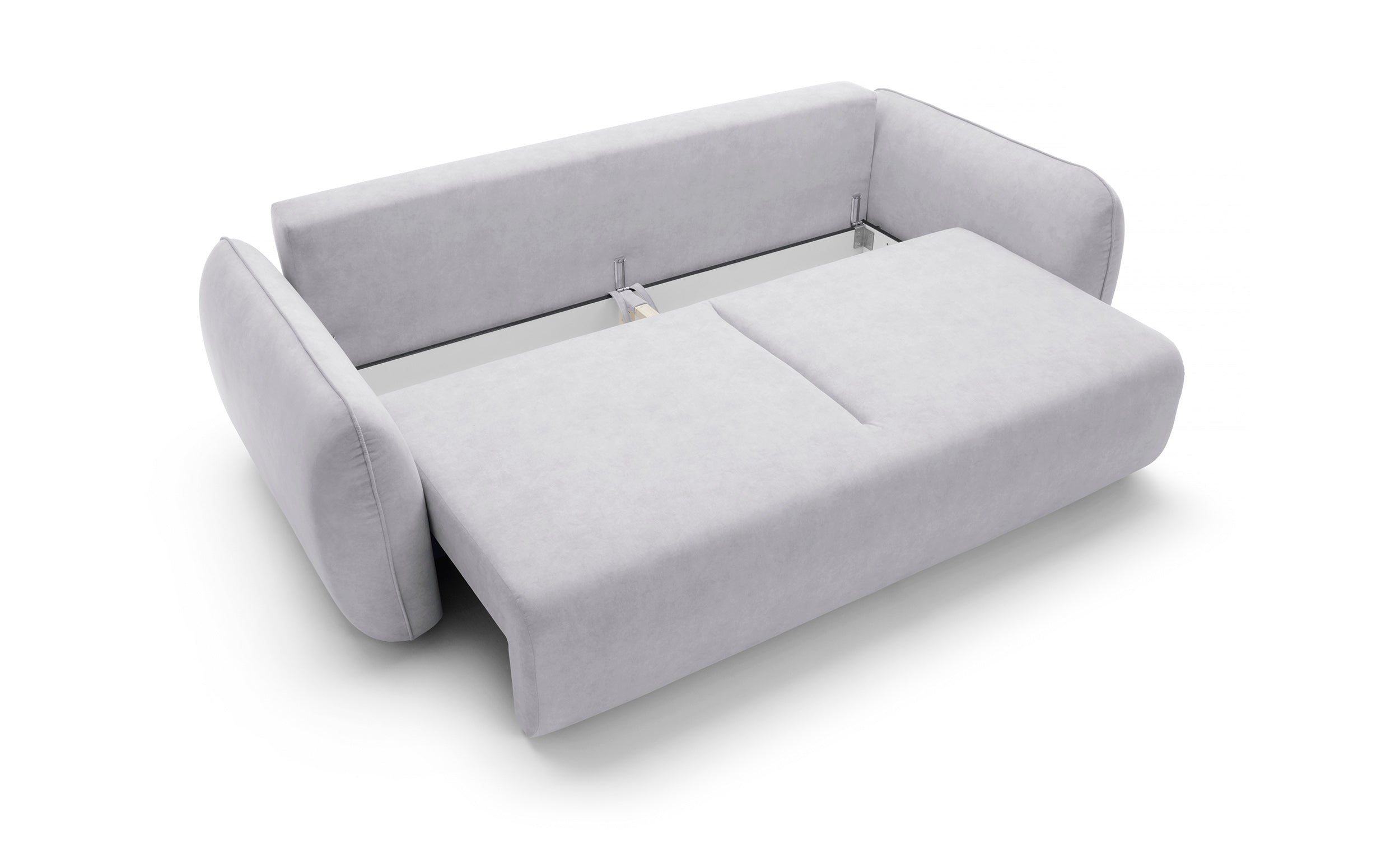 Designer Maloy Sofa mit Schlaffunktion & Bettkasten in Samt