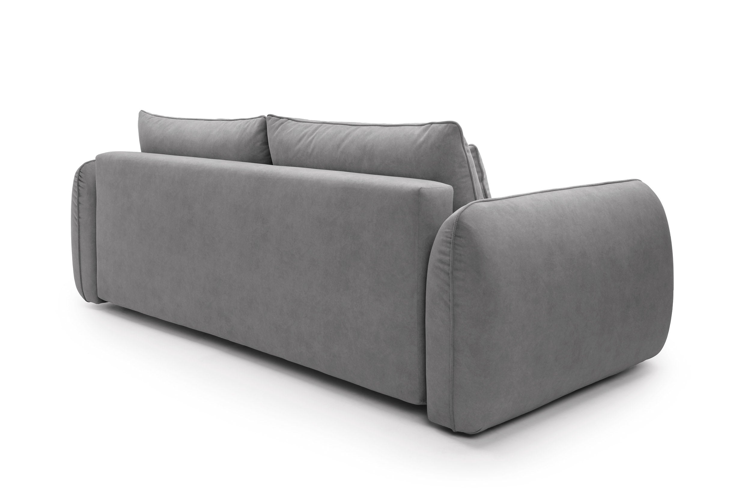 Designer Maloy Sofa mit Schlaffunktion & Bettkasten in Samt