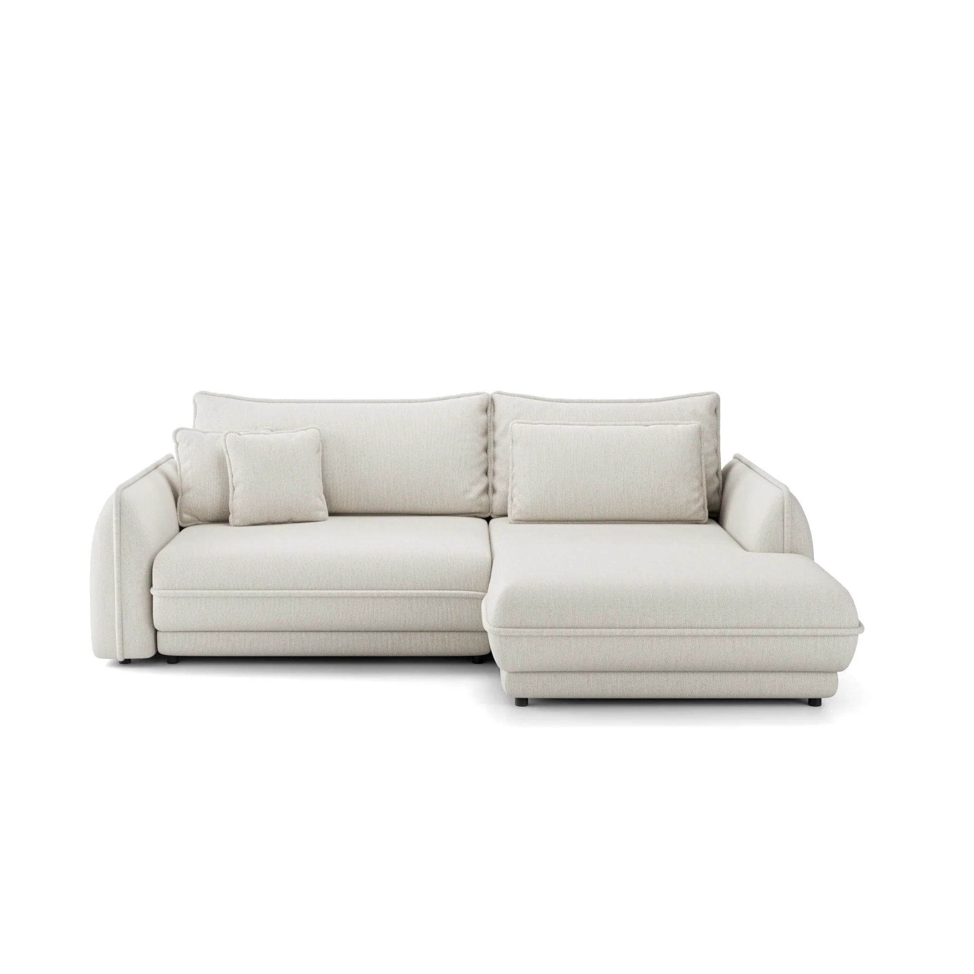 Designer Ecksofa Mojave I mit Schlaf- und Klappfunktion in Stoff