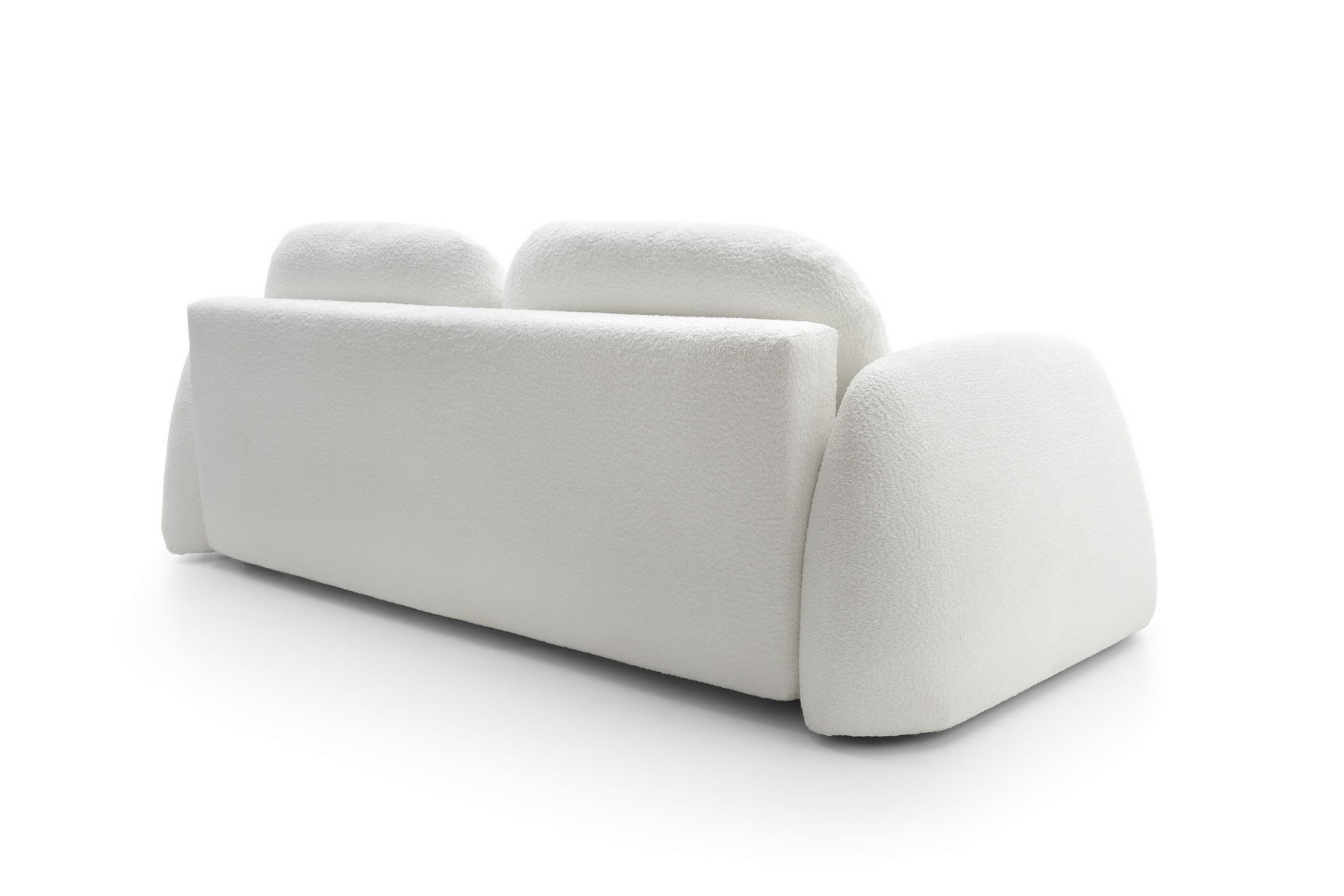 Designer Sofa Monsoon mit Schlaff- & Bettkasten in Bouclé