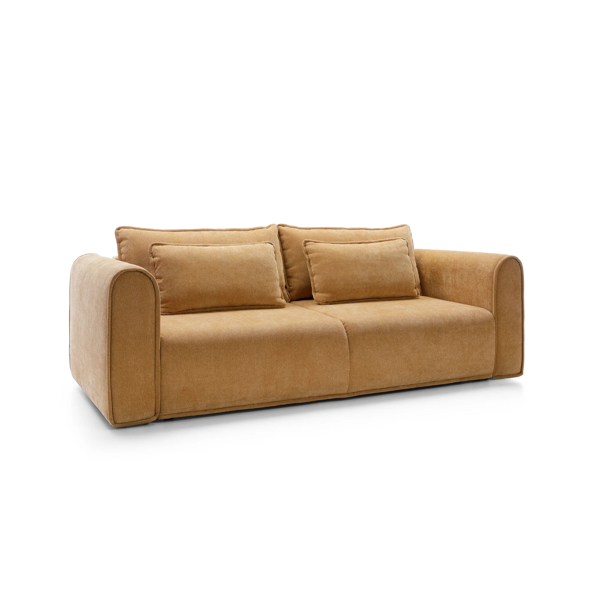 Designer 3-Sitzer Sofa Munro mit Schlaffunktion in Stoff