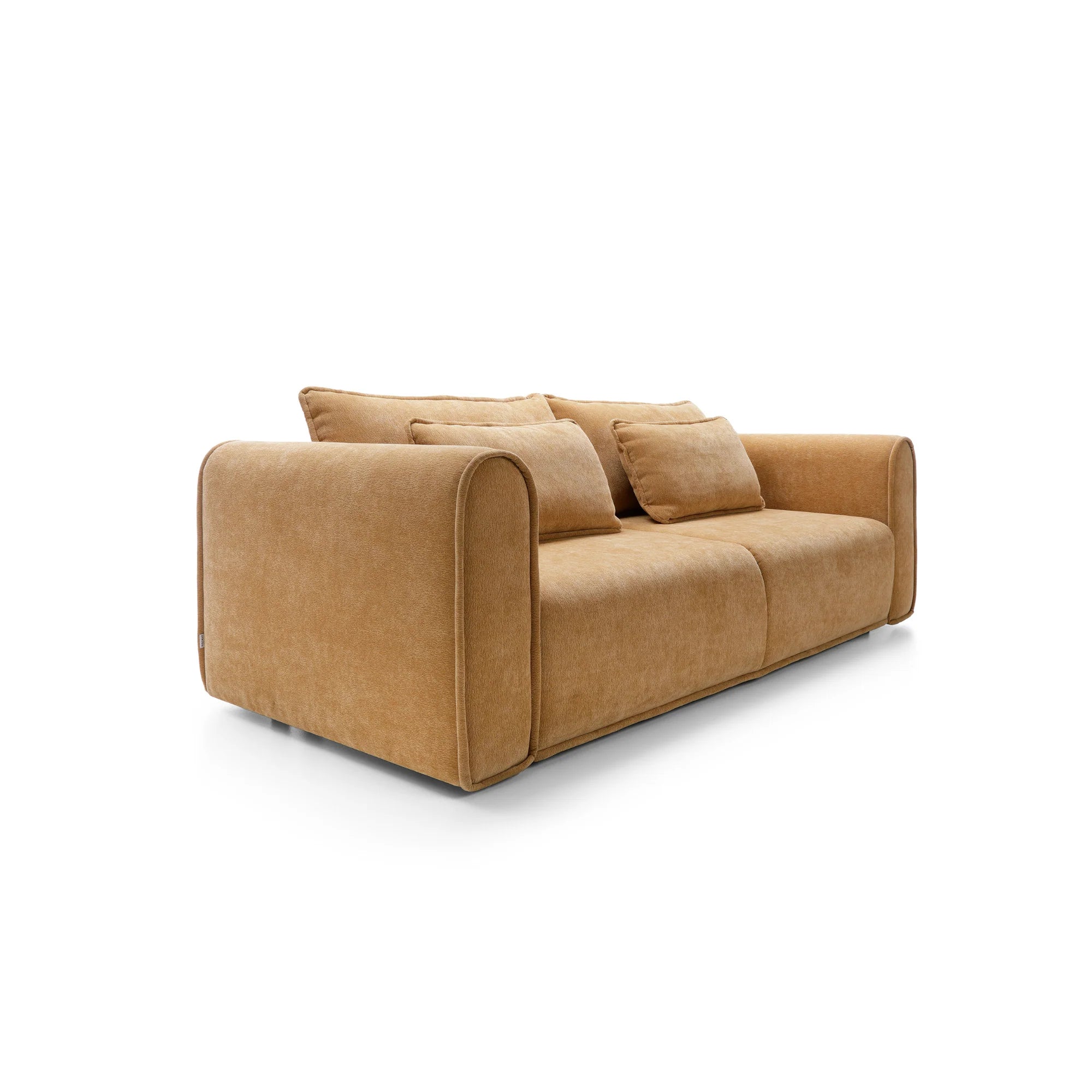 Designer 3-Sitzer Sofa Munro mit Schlaffunktion in Stoff