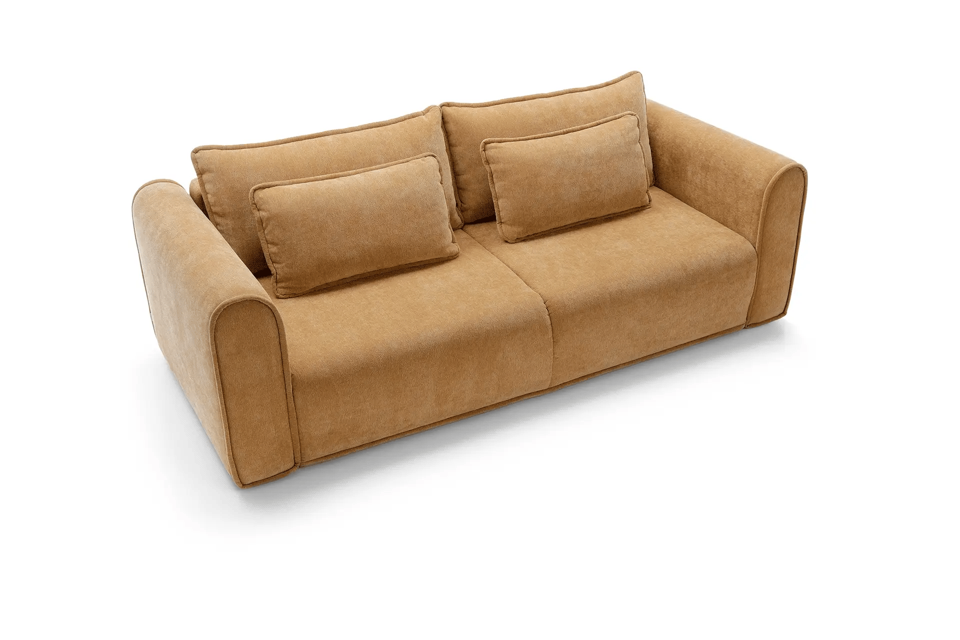 Designer 3-Sitzer Sofa Munro mit Schlaffunktion in Stoff