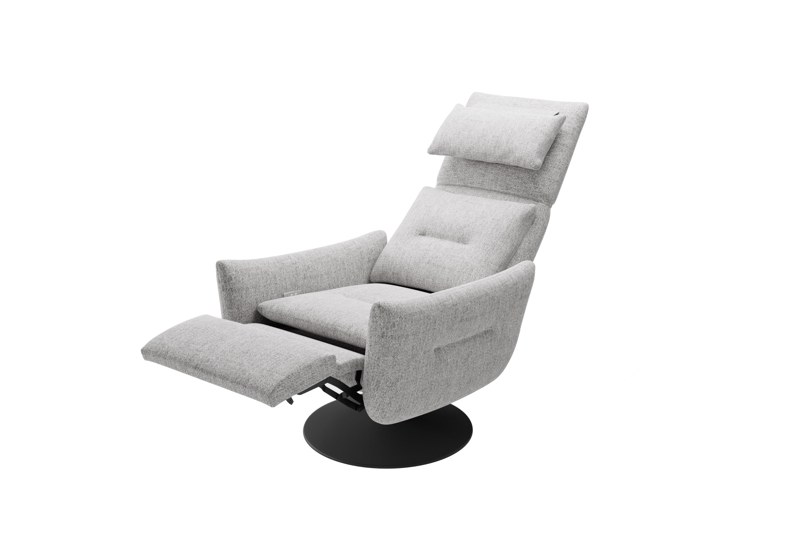 Designer Sessel Roy mit Relaxfunktion & Drehgestell