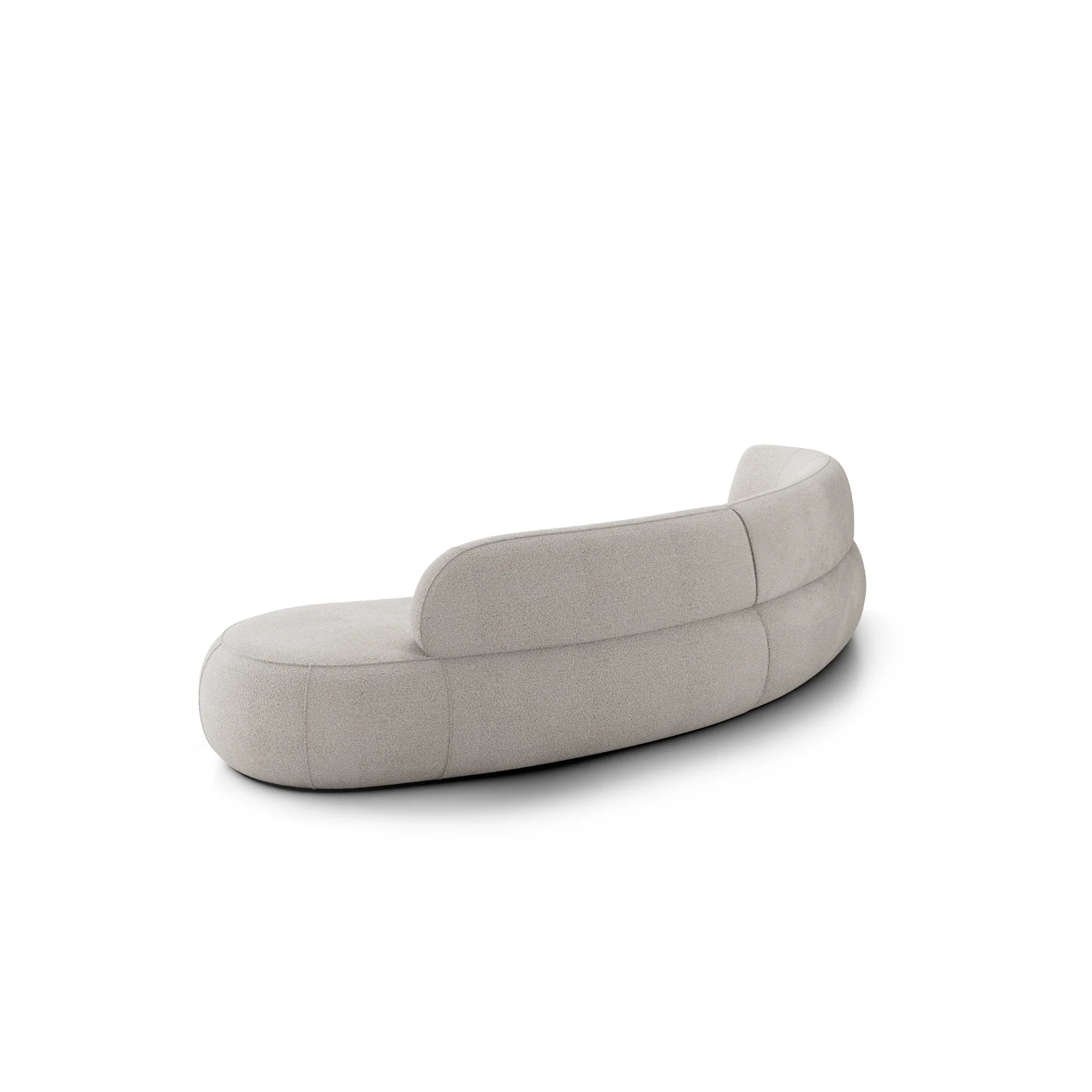 Designer Sofa Soul 4‑Sitzer modular in Bouclé