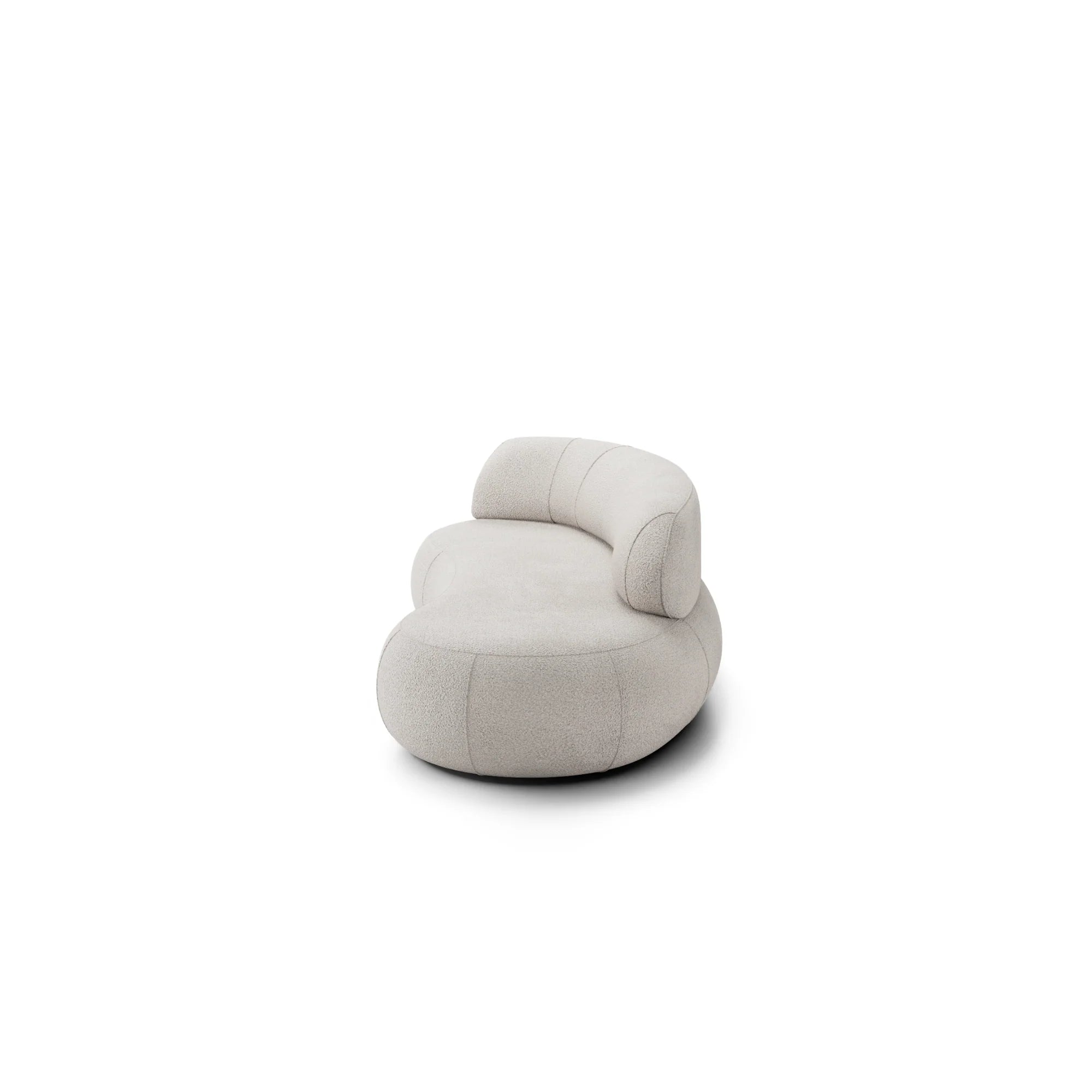 Designer Sofa Soul 3‑Sitzer in Bouclé