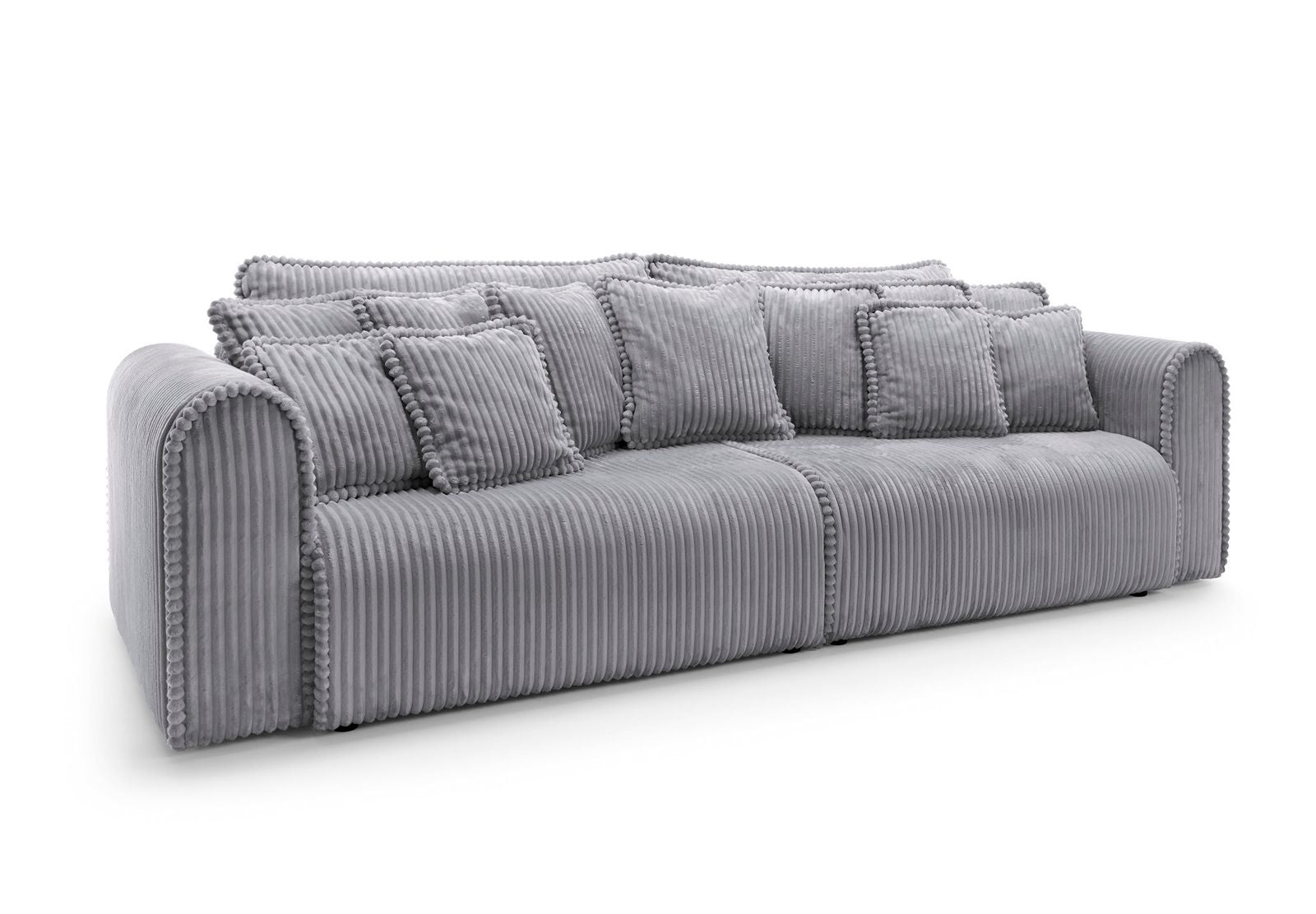 Designer Sofa Big Buddy 4-Sitzer mit Schlaff- & Bettkasten in Cord