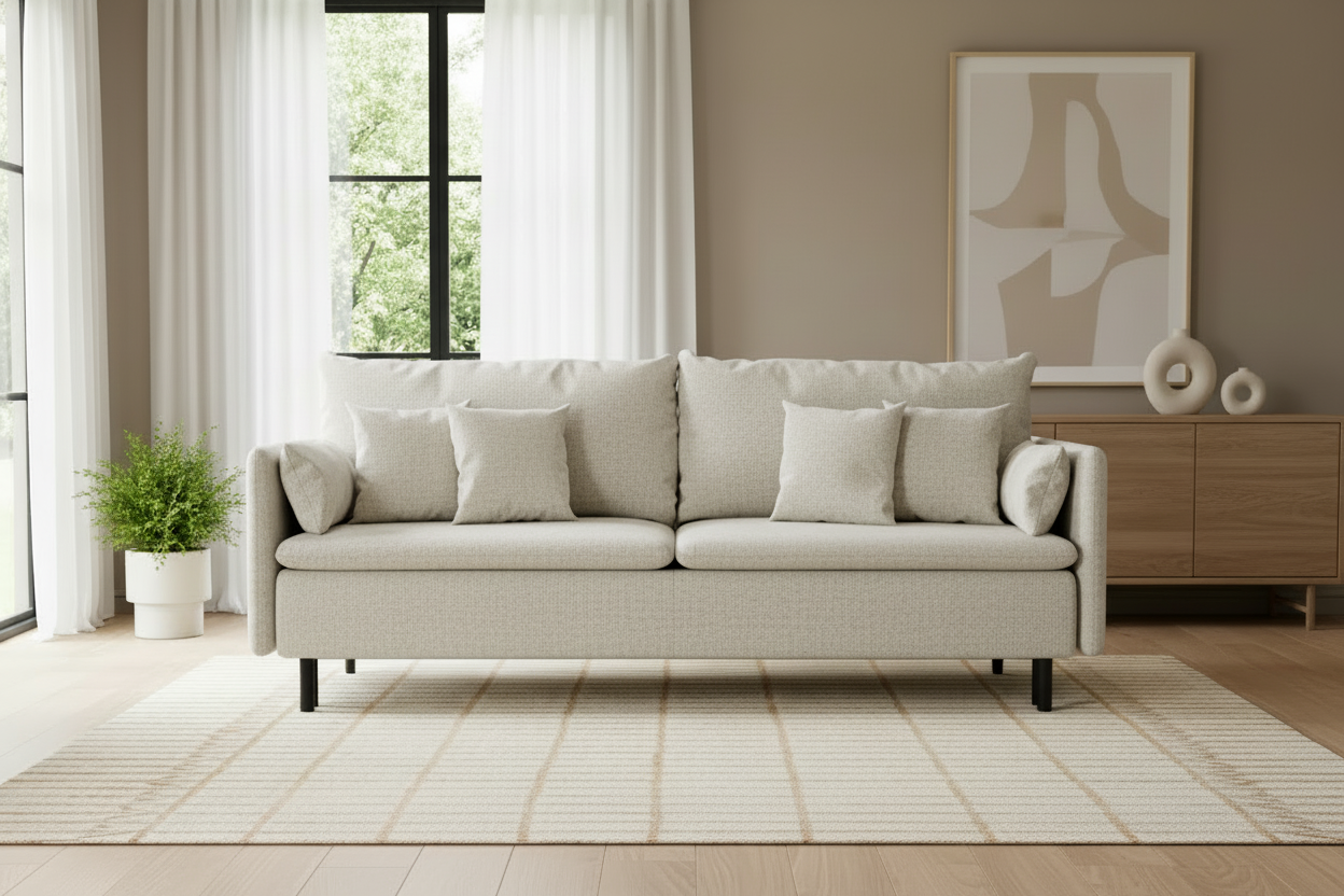 Asti Sofa in Puente 06 Bouclé