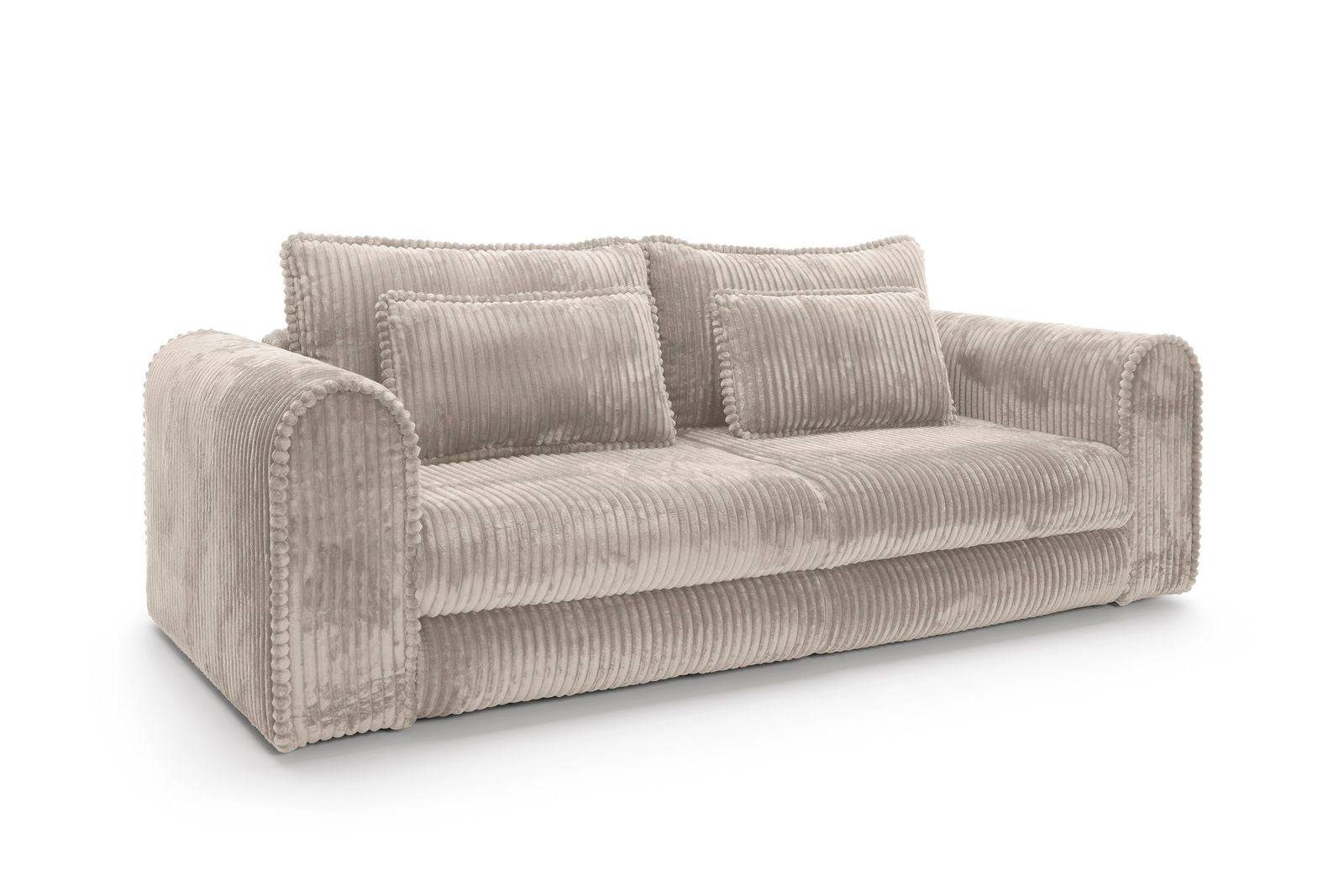 Designer Sofa Lil Buddy 3-Sitzer mit Schlaff- & Bettkasten in Cord