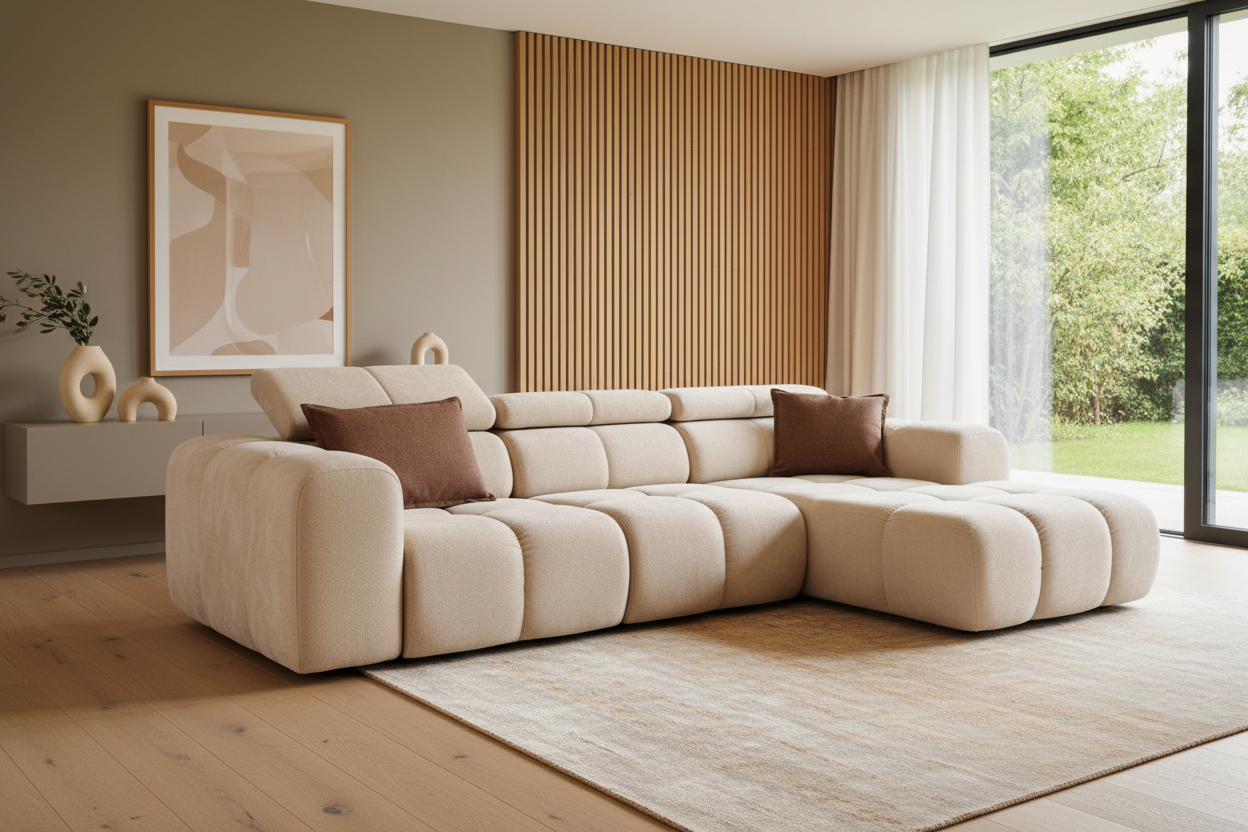 Bloom Ecksofa 45° Ansicht