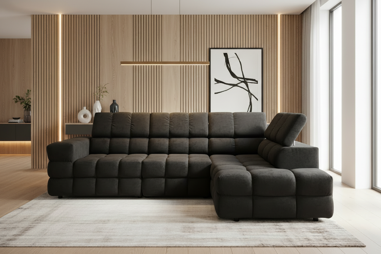 Buffalo A1-1-C-OTTR in Schwarz Velour