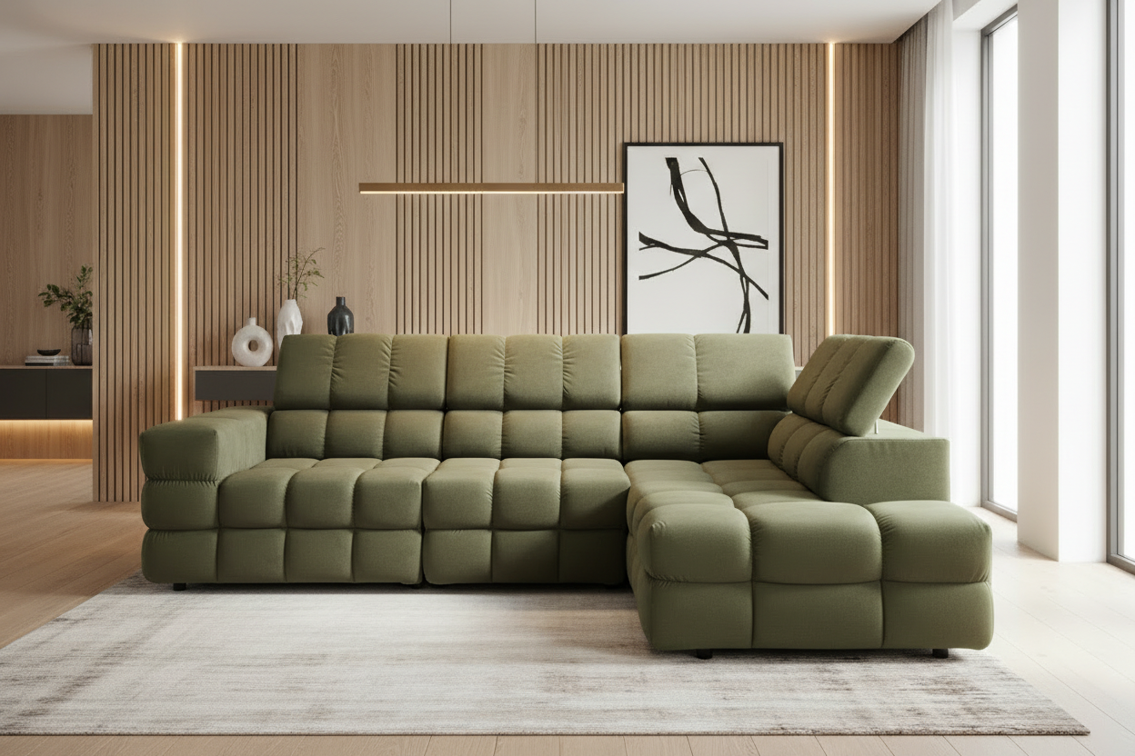 Buffalo A1-1-C-OTTR in Velour Green