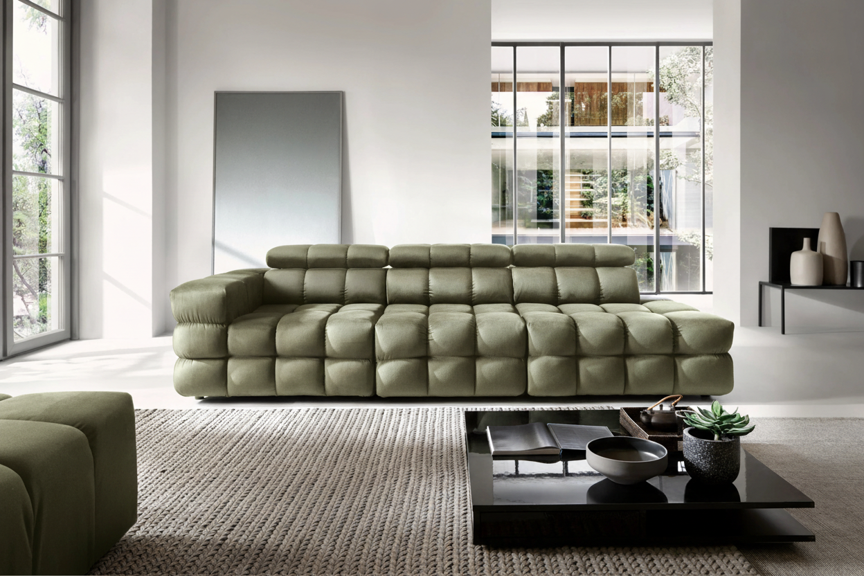 Buffalo Sofa Element Velour Olive