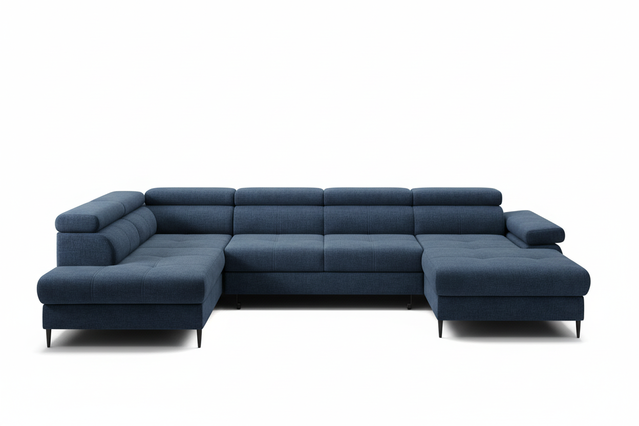 Córdoba III Wohnlandschaft Dunkelblau Front