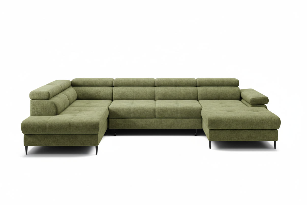 Córdoba III Wohnlandschaft Olivgrün Frontalansicht