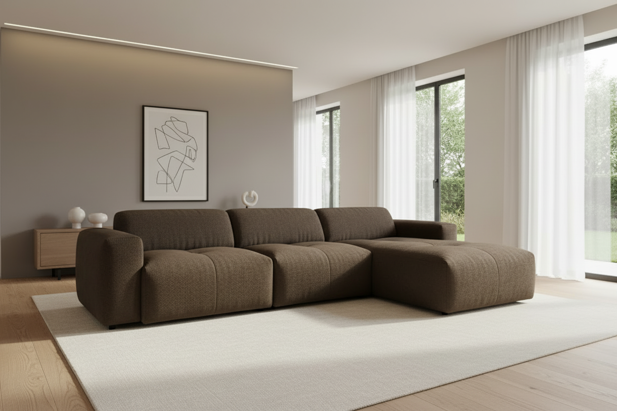 Calm Schrägansicht Braun