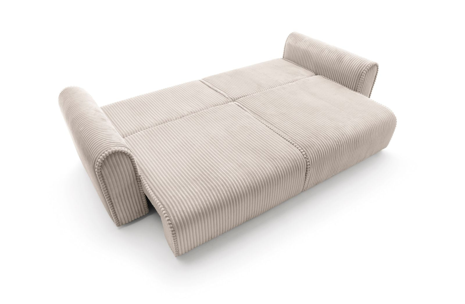 Designer Sofa Big Buddy 4-Sitzer mit Schlaff- & Bettkasten in Cord
