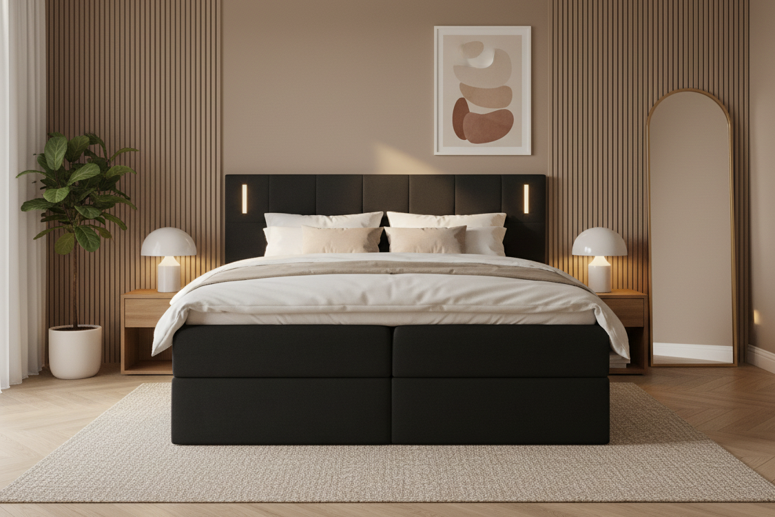 Denver LED Boxspringbett