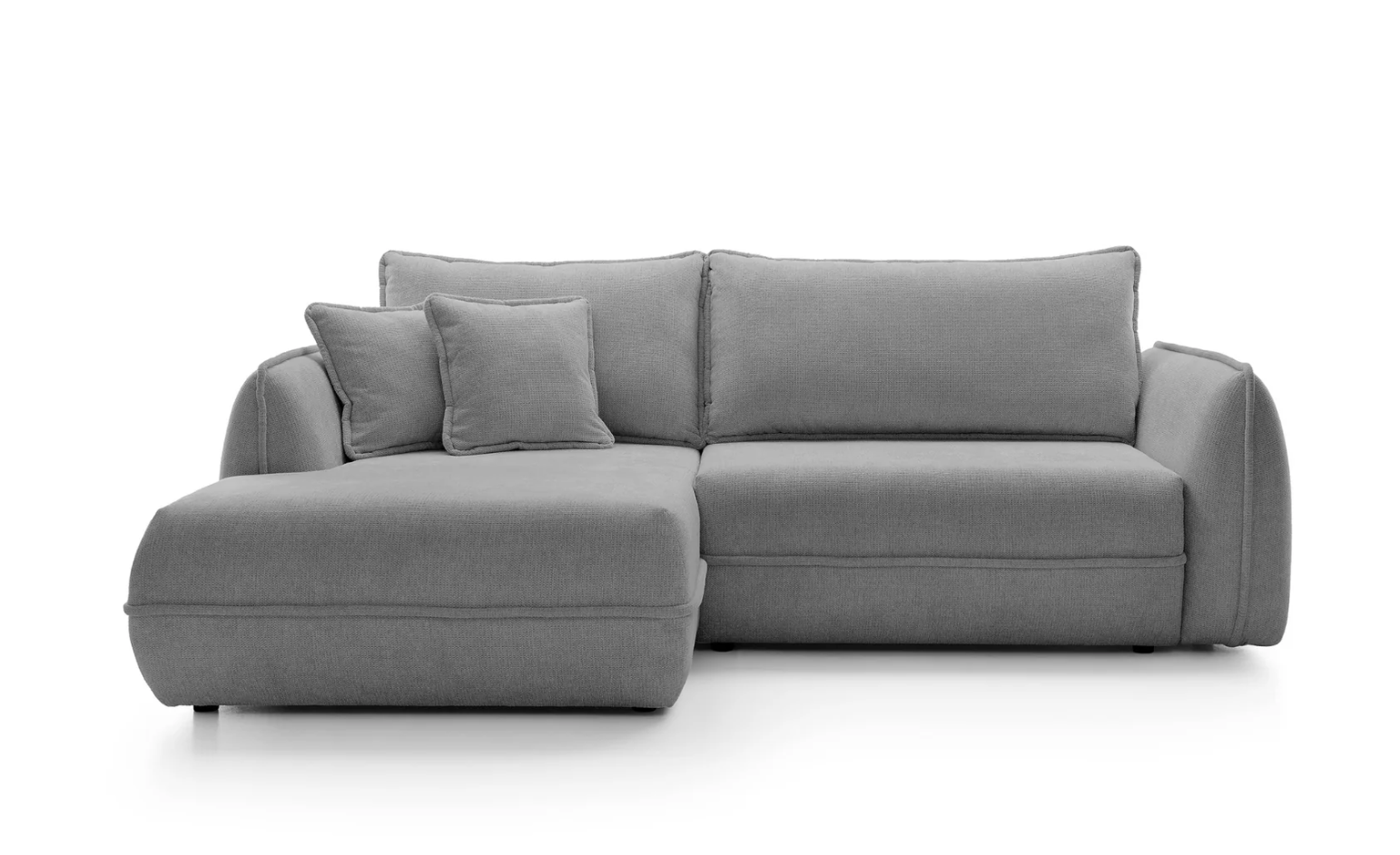 Designer Ecksofa Moho mit Schlaf- und Klappfunktion in Stoff