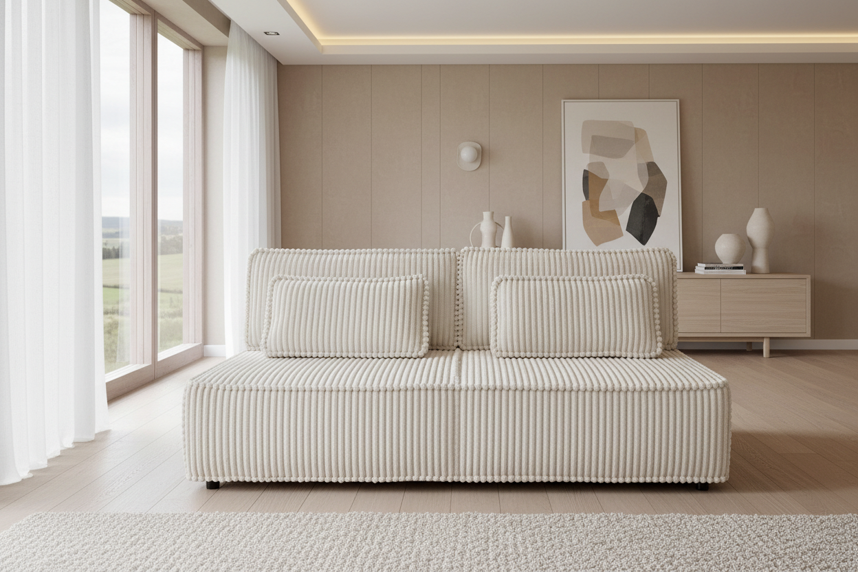 Komma Sofa Frontalansicht