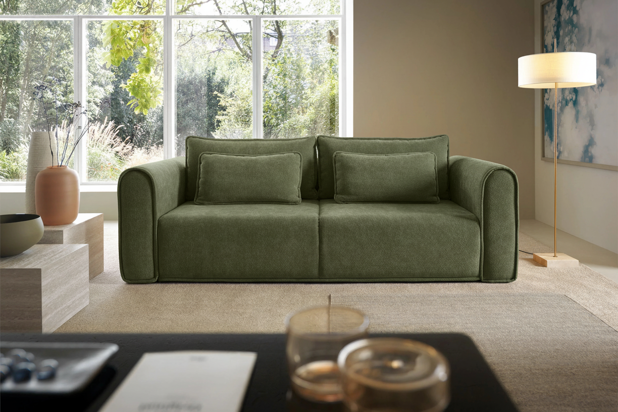 Munro Sofa in Misterio Green