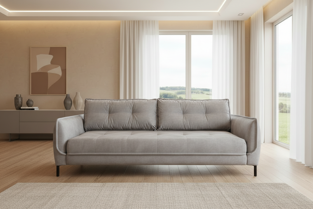 Osaka Sofa in Wave Grau