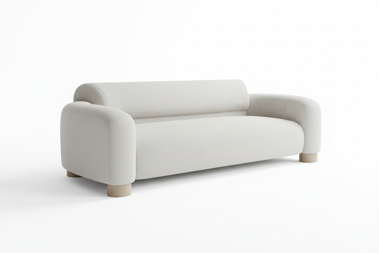 Path Sofa Schrägansicht Weiß