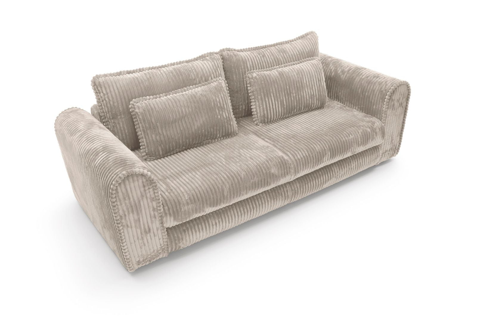 Designer Sofa Lil Buddy 3-Sitzer mit Schlaff- & Bettkasten in Cord