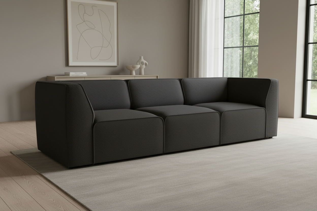 Sofa Hugg A1-1-1A in Abriamo Dark (noch dunkler)