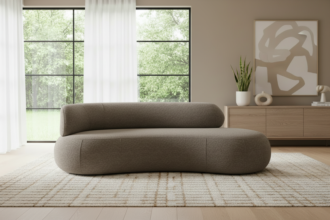 Soul Arm Sofa Greige Taupe Darker
