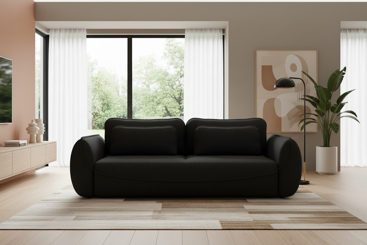 Umea Sofa in Black