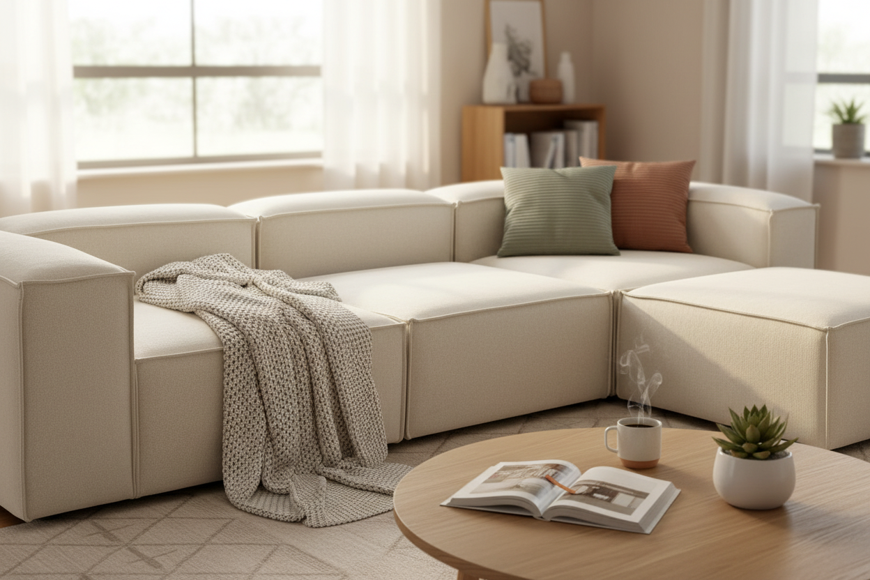 Modulares Sofa: Flexibilität und Design für jede Wohnsituation