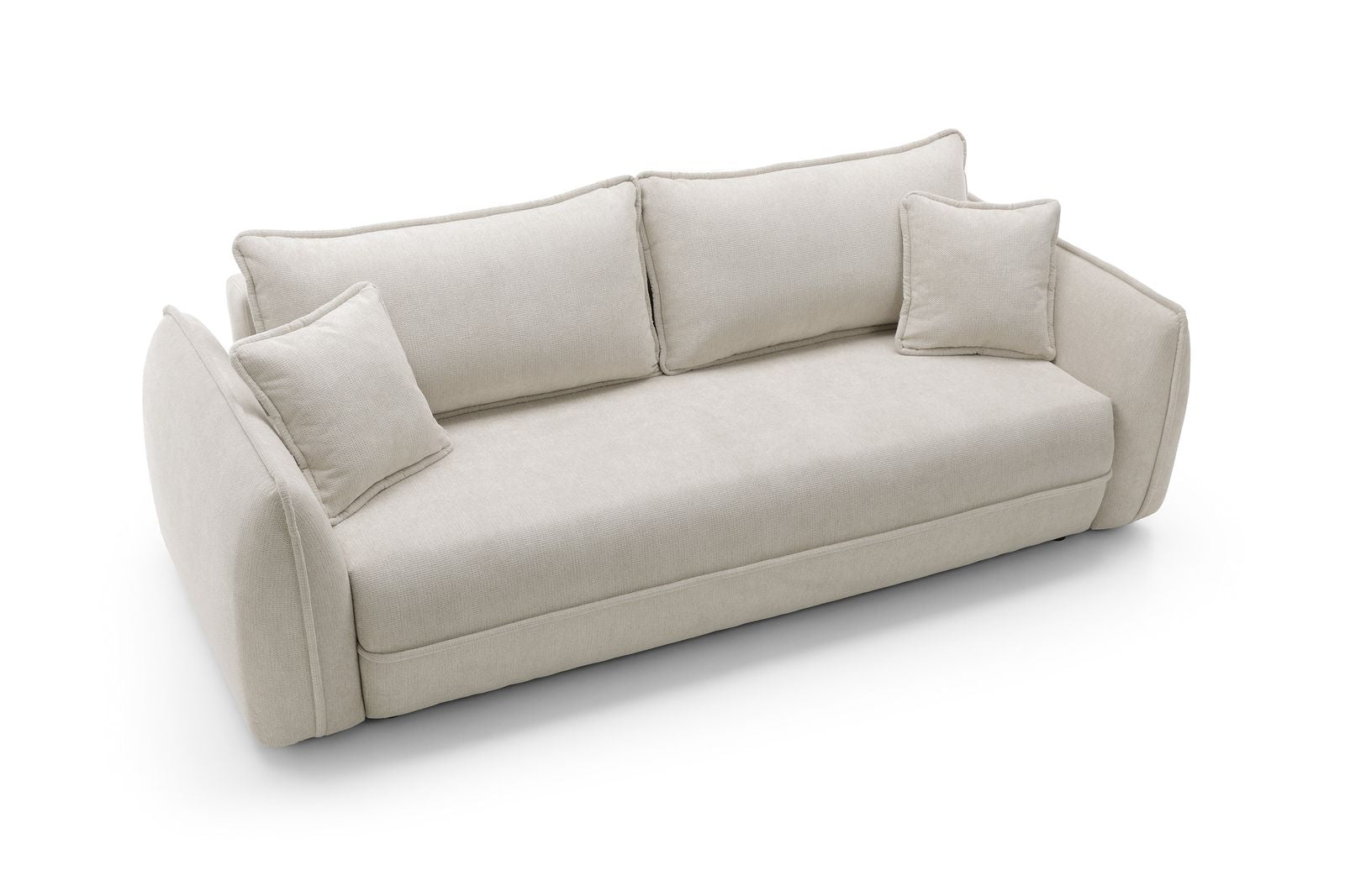 Designer Sofa Moho mit Schlaf- und Klappfunktion in Stoff