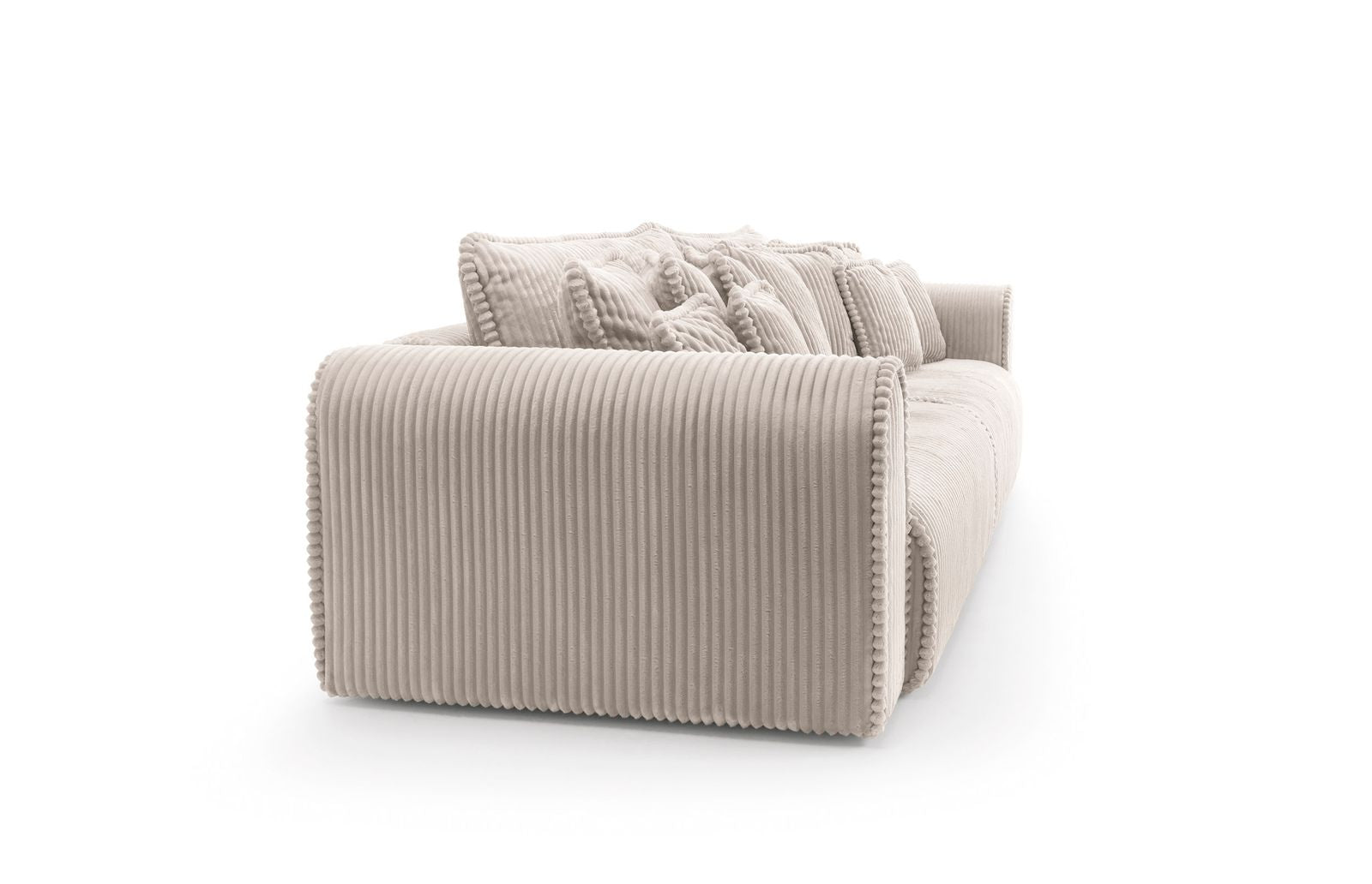 Designer Sofa Big Buddy 4-Sitzer mit Schlaff- & Bettkasten in Cord