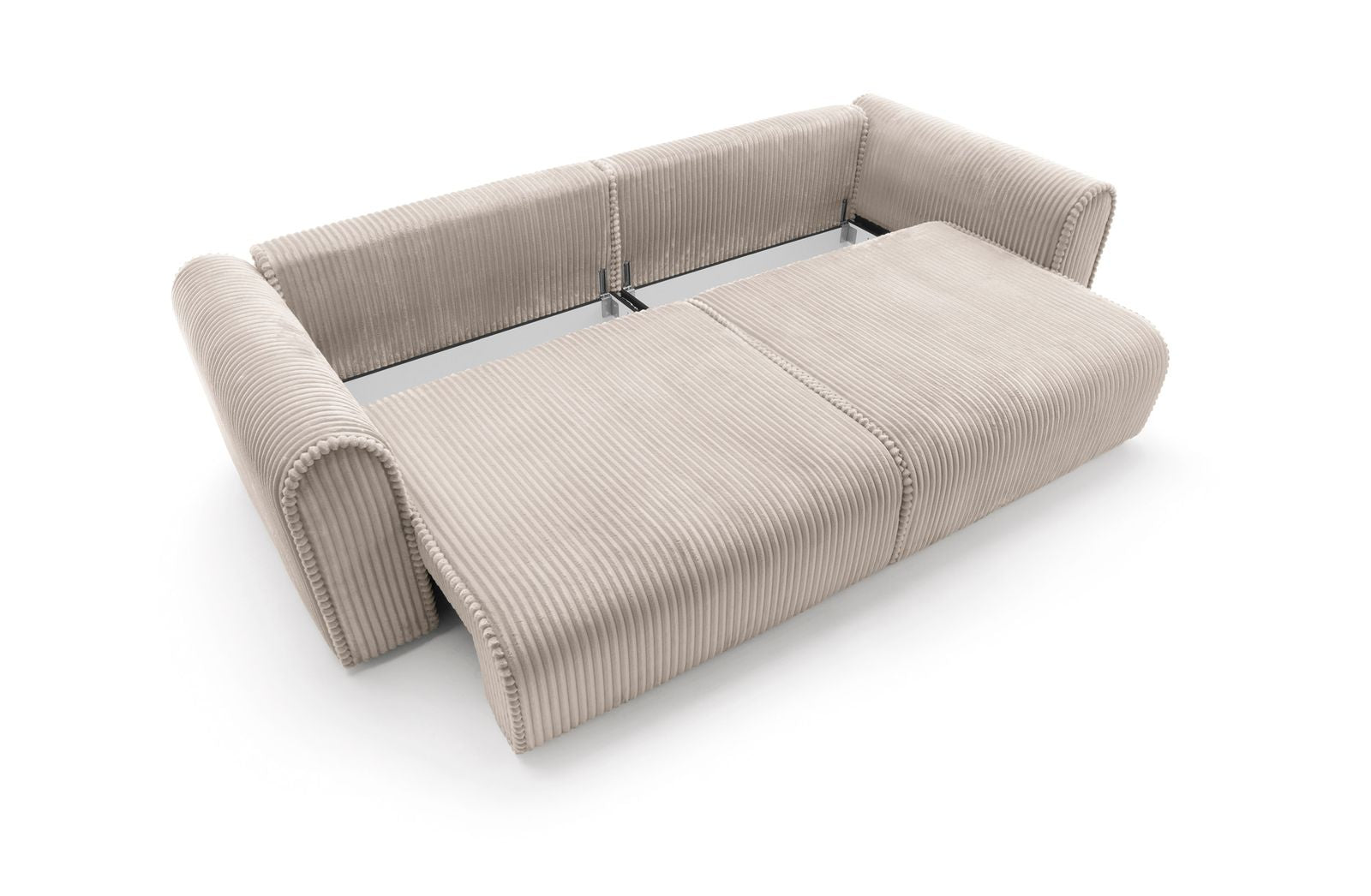 Designer Sofa Big Buddy 4-Sitzer mit Schlaff- & Bettkasten in Cord