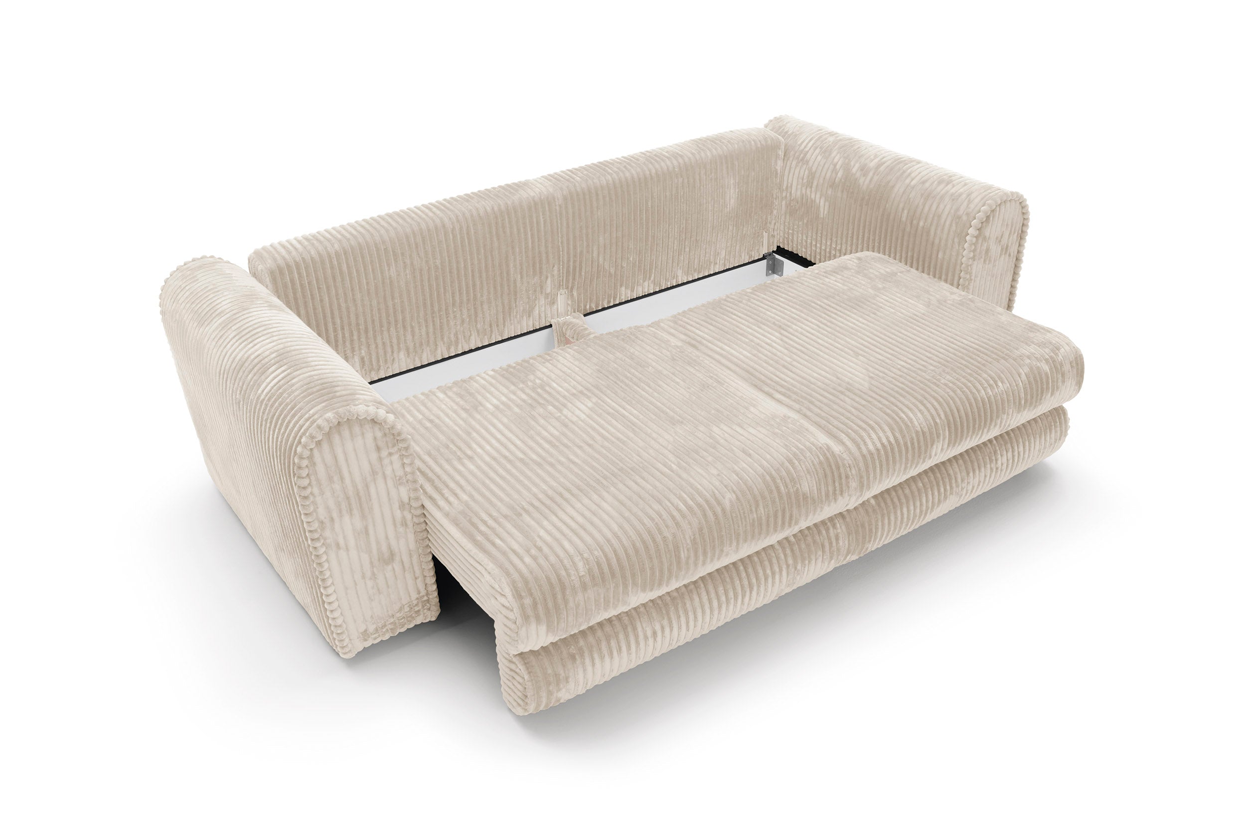 Designer Sofa Lil Buddy 3-Sitzer mit Schlaff- & Bettkasten in Cord