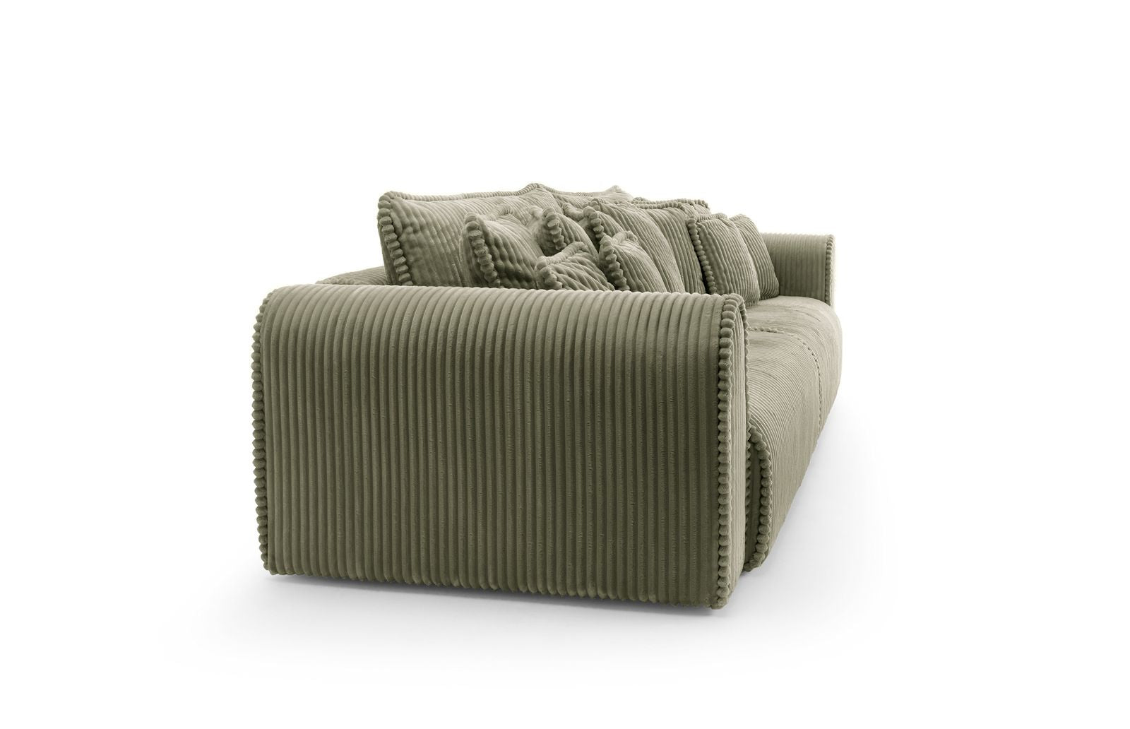 Designer Sofa Big Buddy 4-Sitzer mit Schlaff- & Bettkasten in Cord